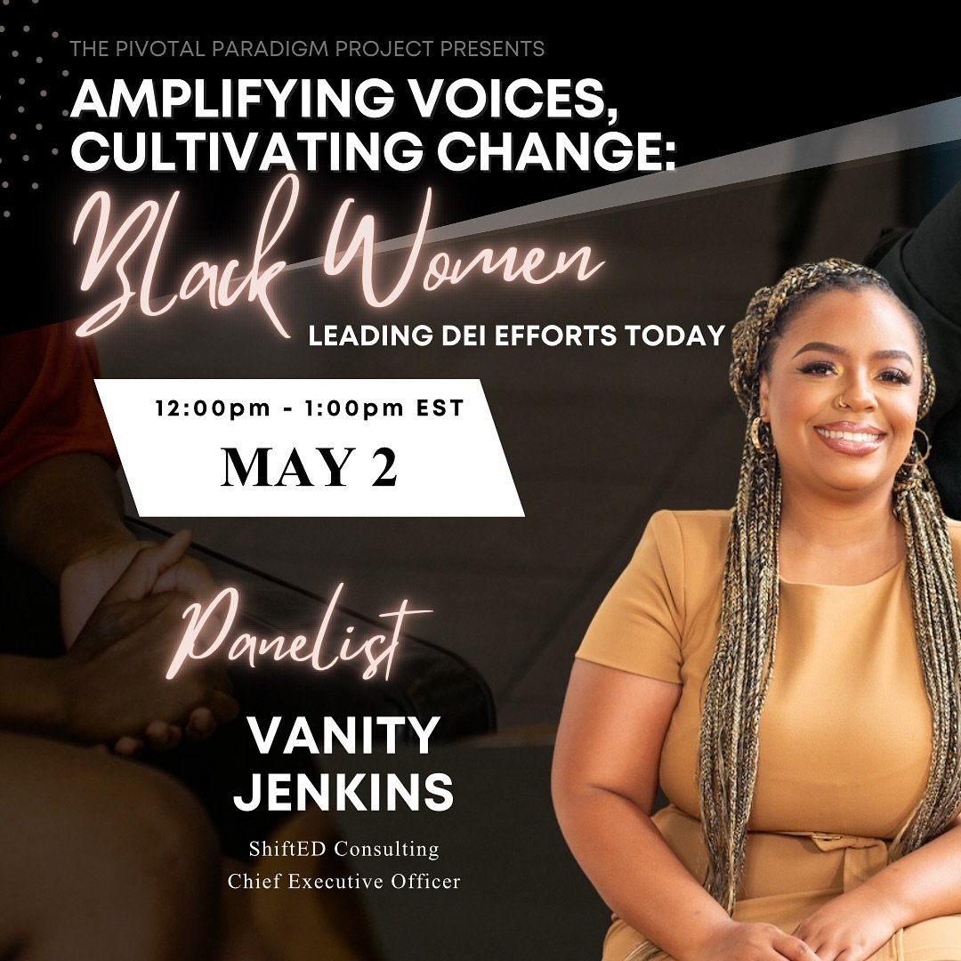 Rounding out our panelist trifecta is Vanity Jenkins of ShiftED Consulting. 

With over two decades of experience working for and advising nonprofits, district leaders, principals, charter networks, and companies on equitable practices and racial lit