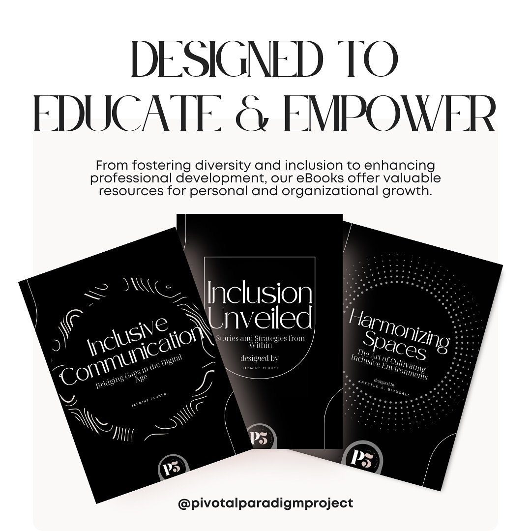 Explore our collection of insightful eBooks designed to empower and educate. From fostering diversity and inclusion to enhancing professional development, our eBooks offer valuable resources for personal and organizational growth. 

Dive into topics 