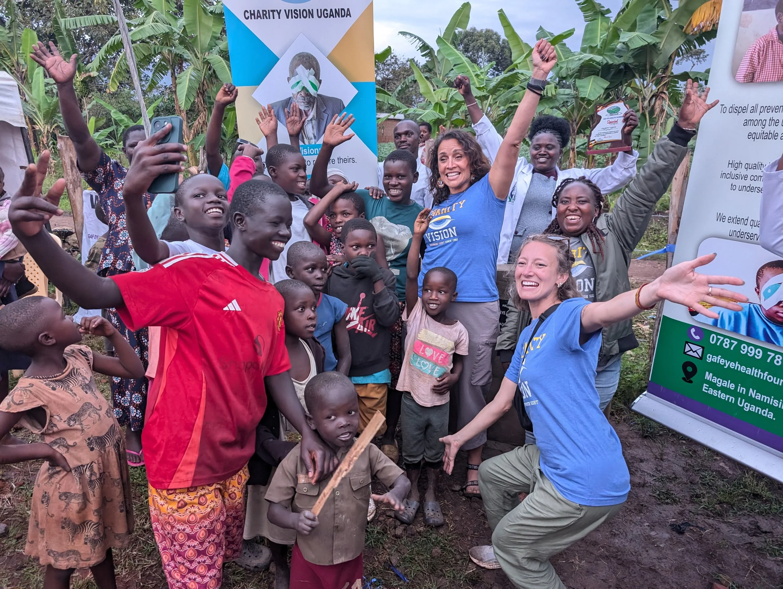 Eye screenings with CharityVision Uganda