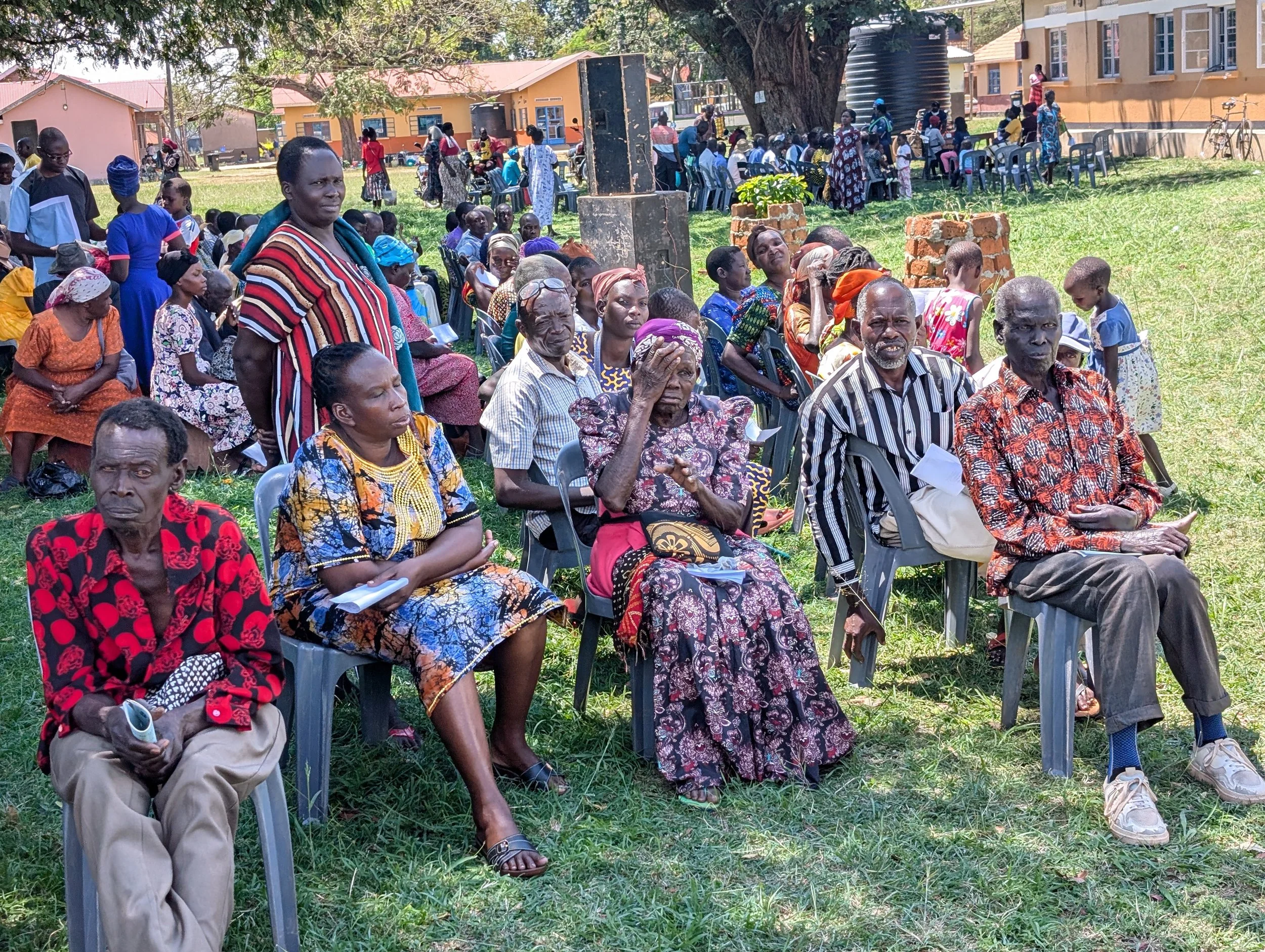 Eye exam in rural Uganda with CharityVision