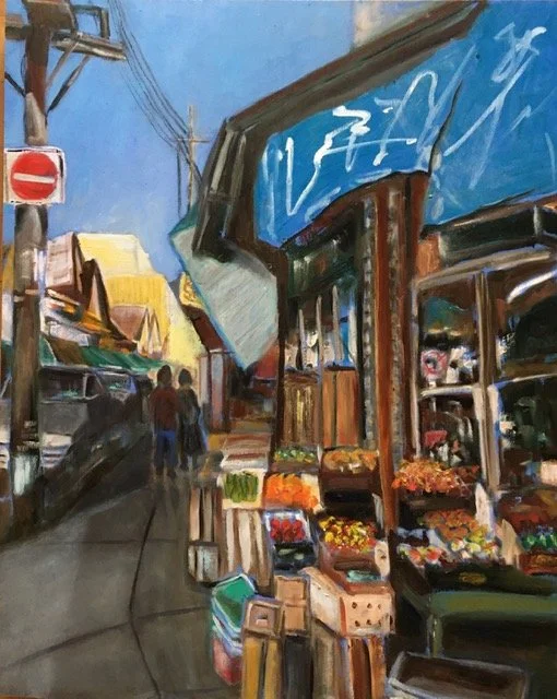 Larsen:Winnie:At The Market:OilonBoard.jpg