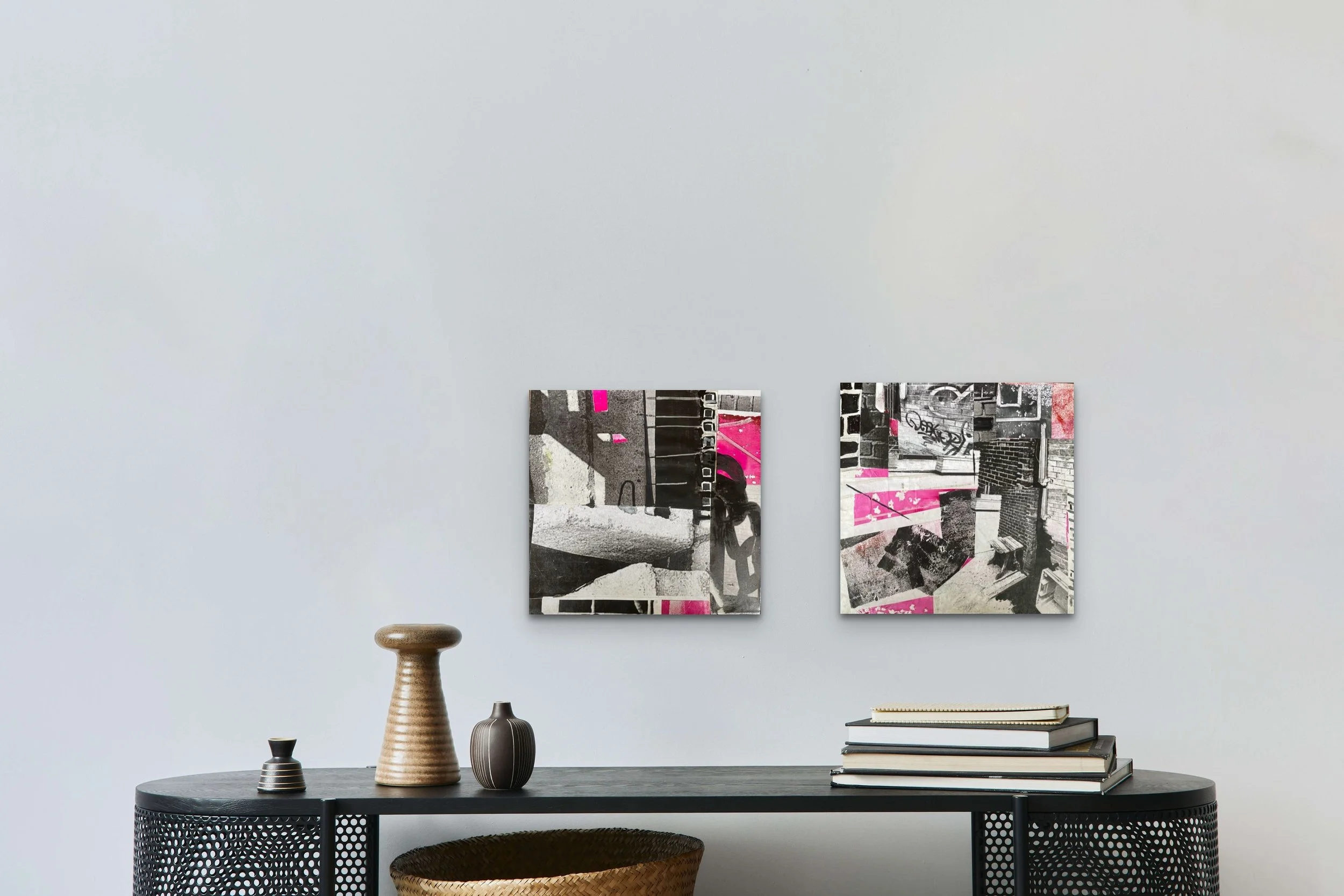 Brickworks Pieces with Pink 2-over table.jpg