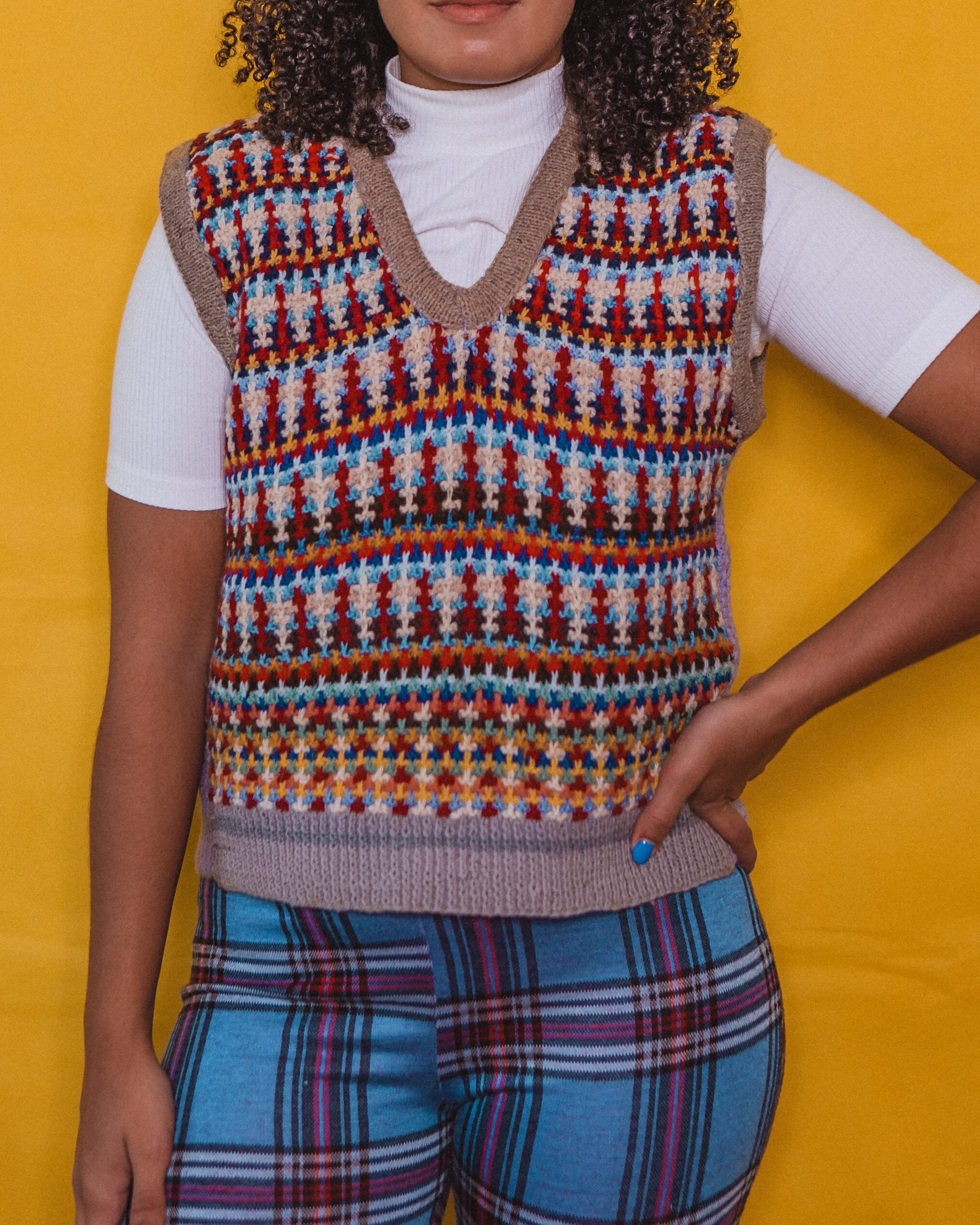Tea Time Sweater Vest