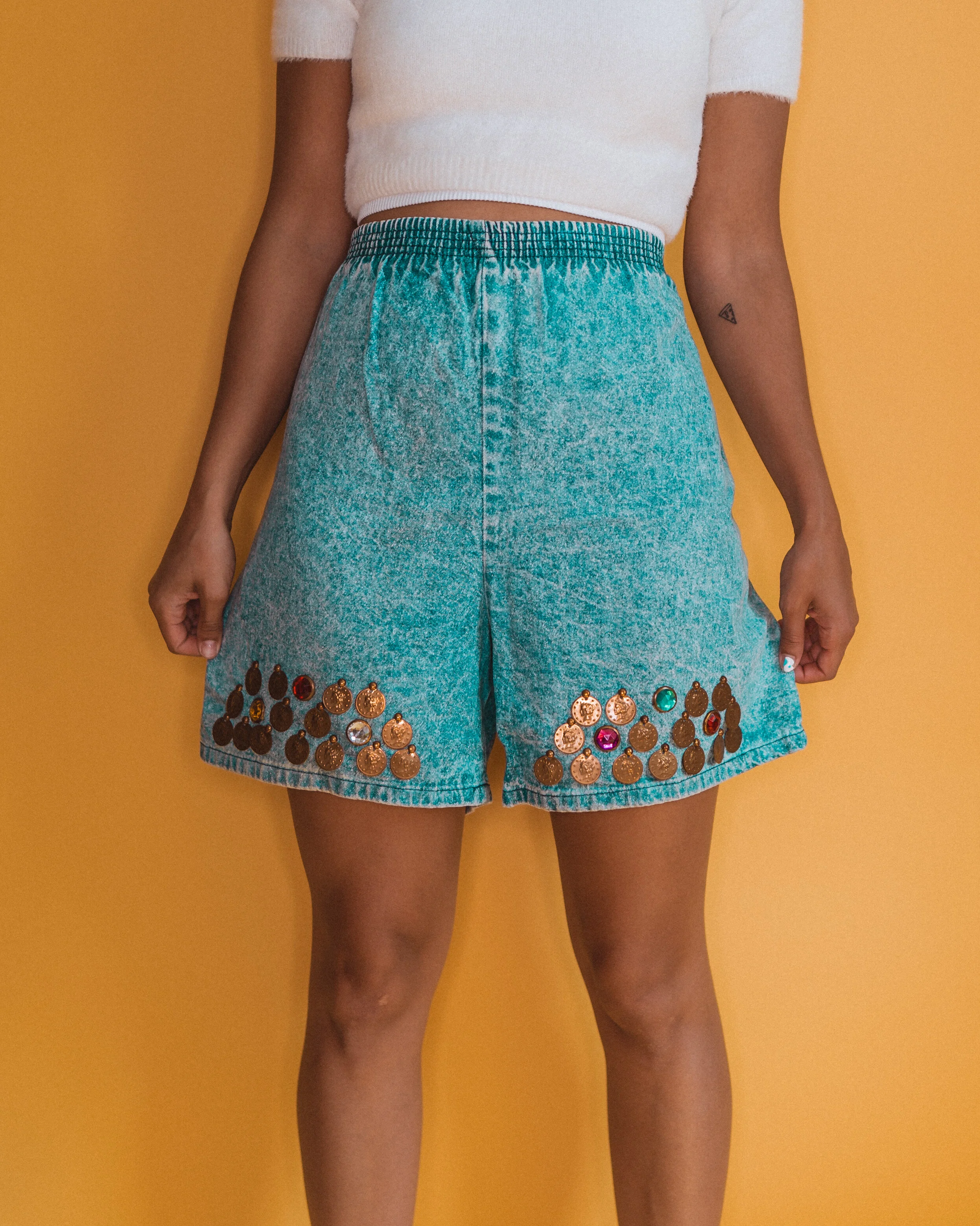Chump Change Acid Wash Shorts