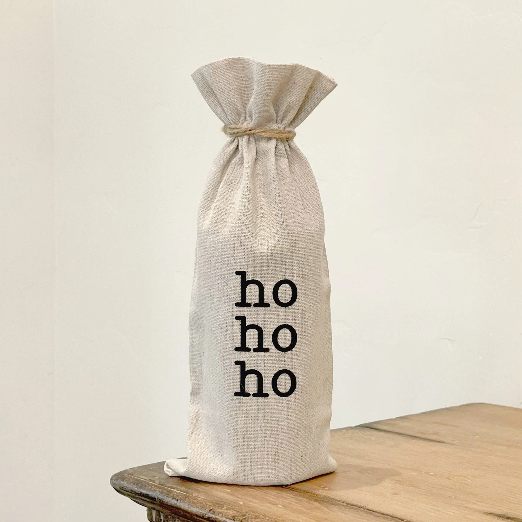 Linen Bag 7579 Ho Ho Ho