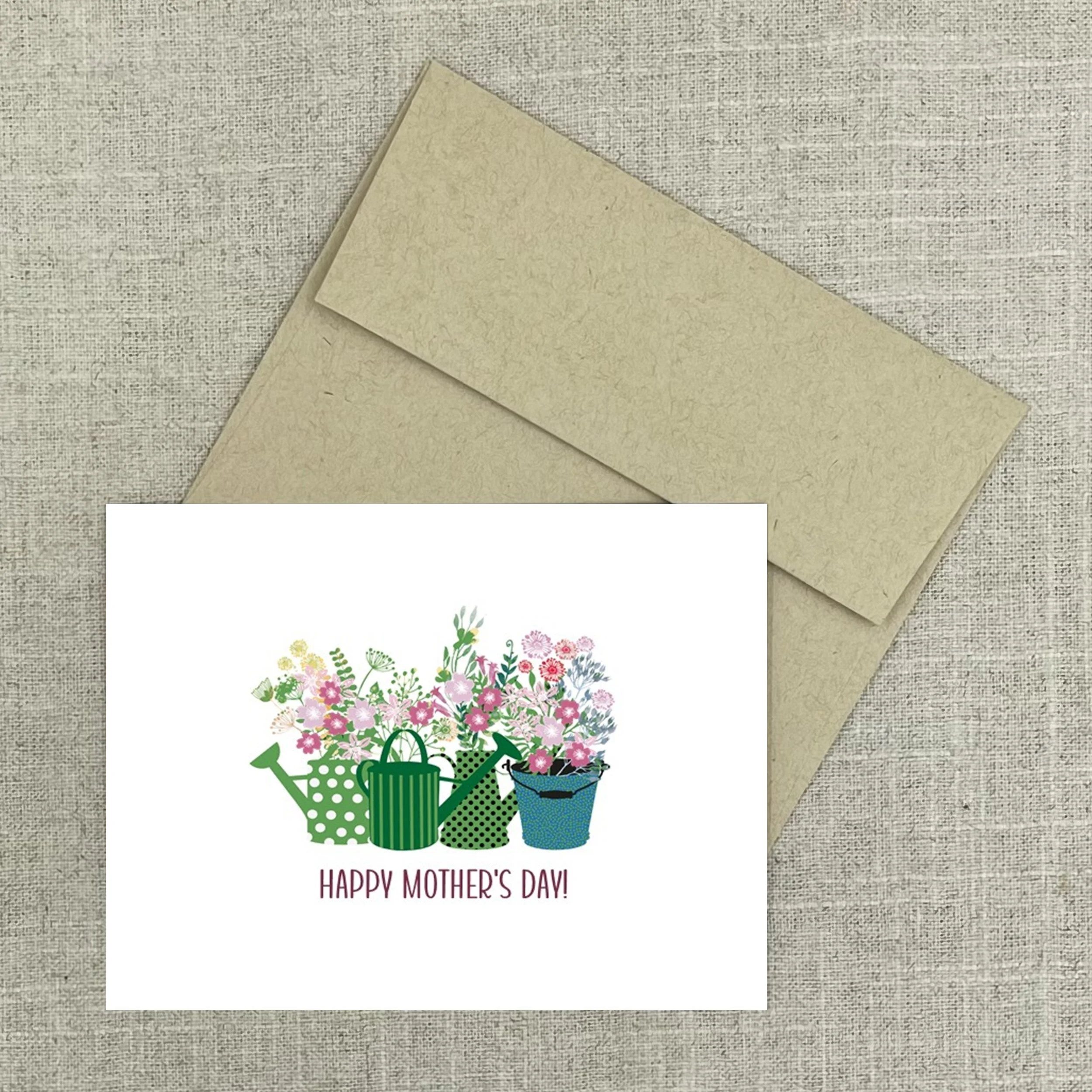 Greeting Card 2215 Garden Buckets Mother's Day