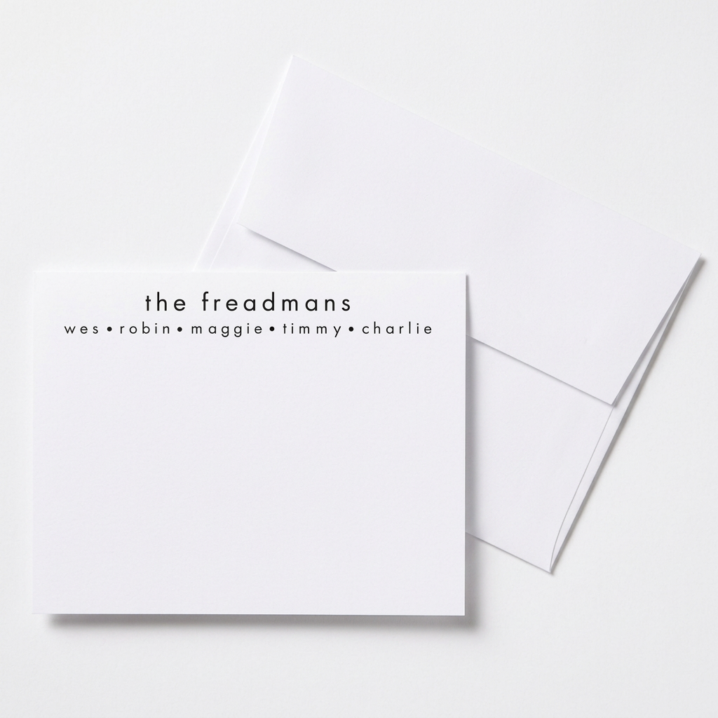 Flat Panel 1041 Family Card