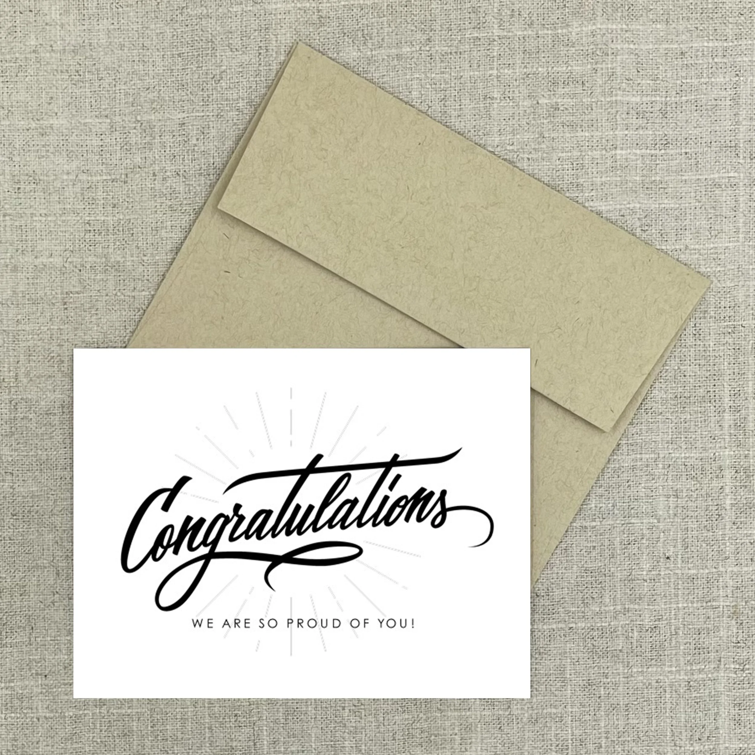 Greeting Card 3021 Script Congratulations