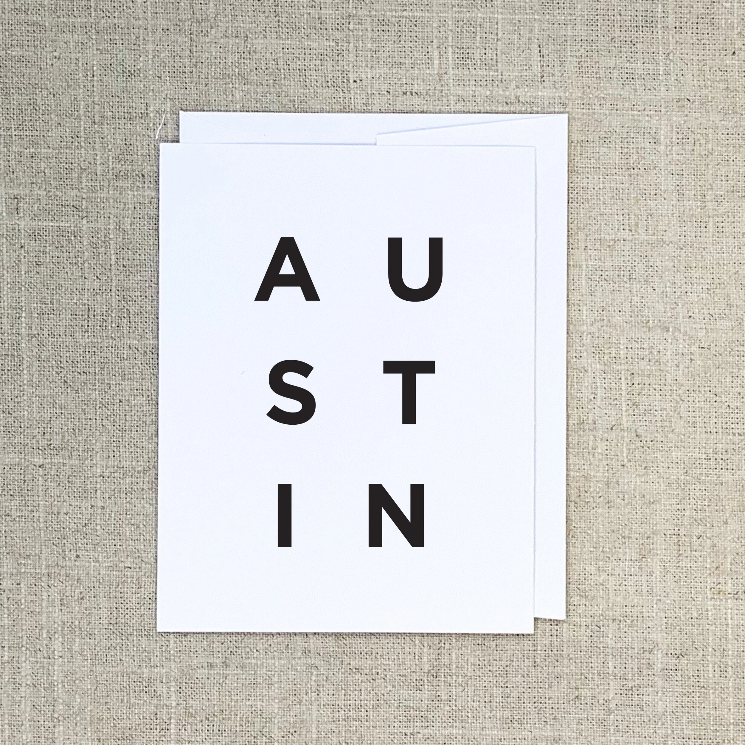 Folded Card 2500 Bold Name