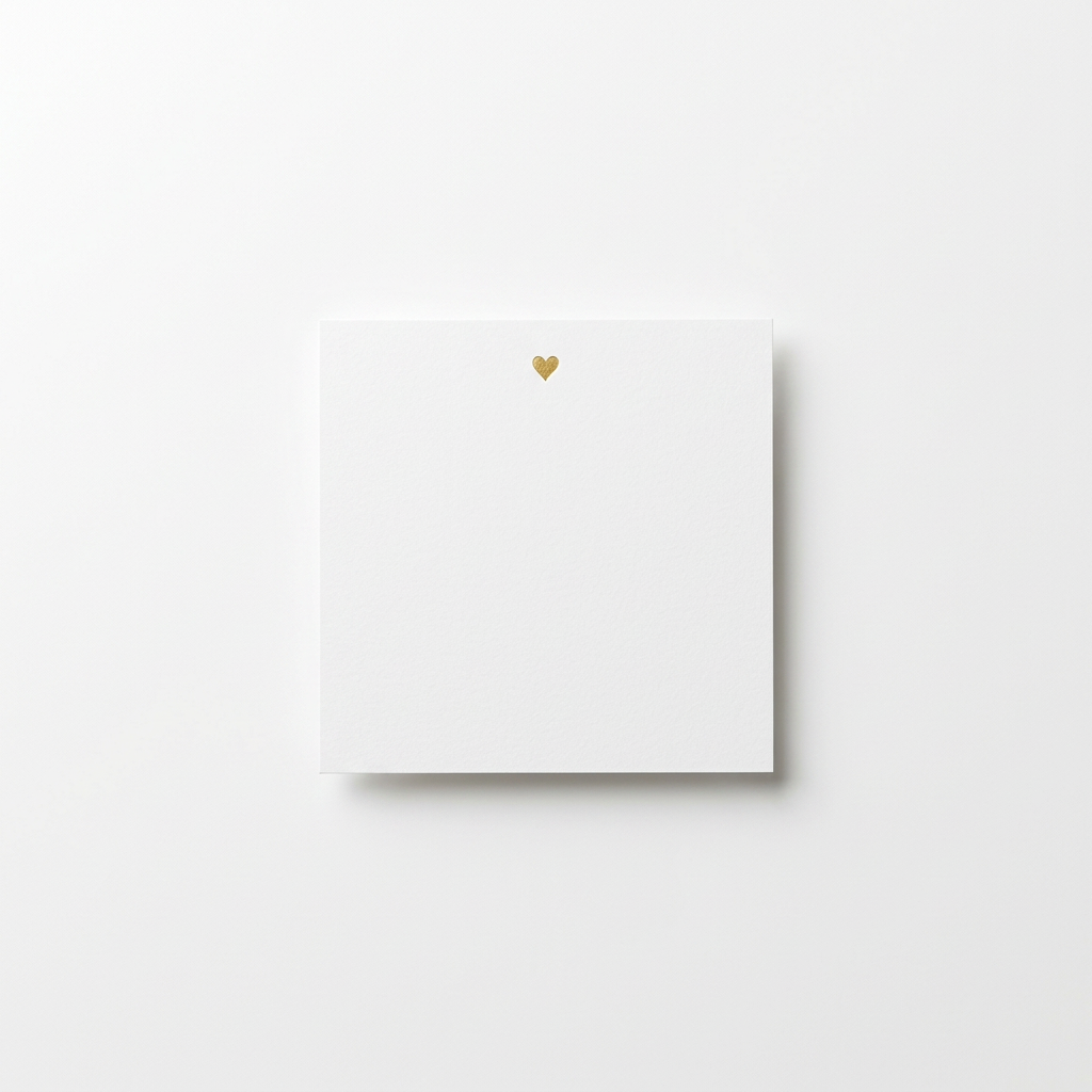 Mini Note Pad Heart 3555