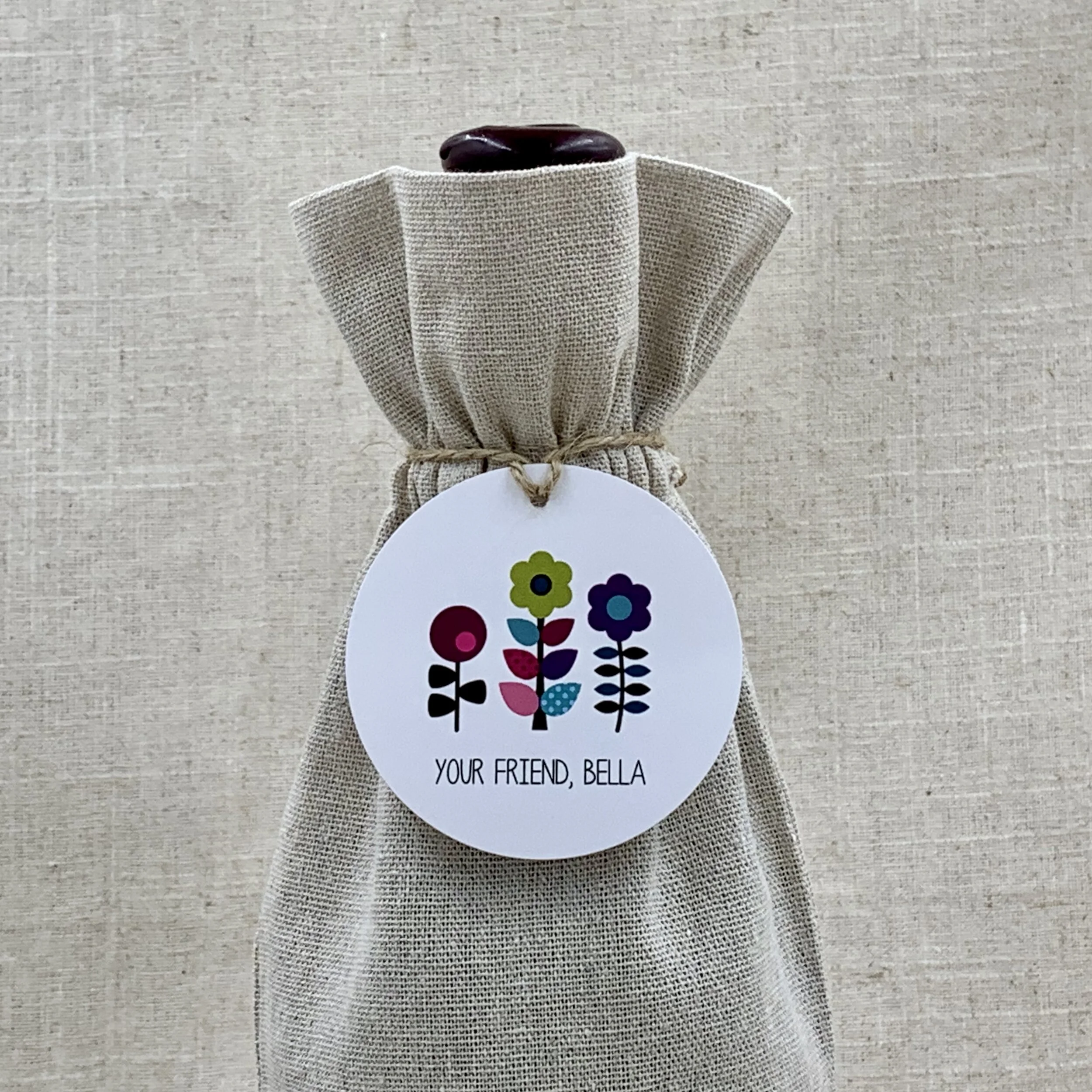 Gift Tag 6195 Flowers