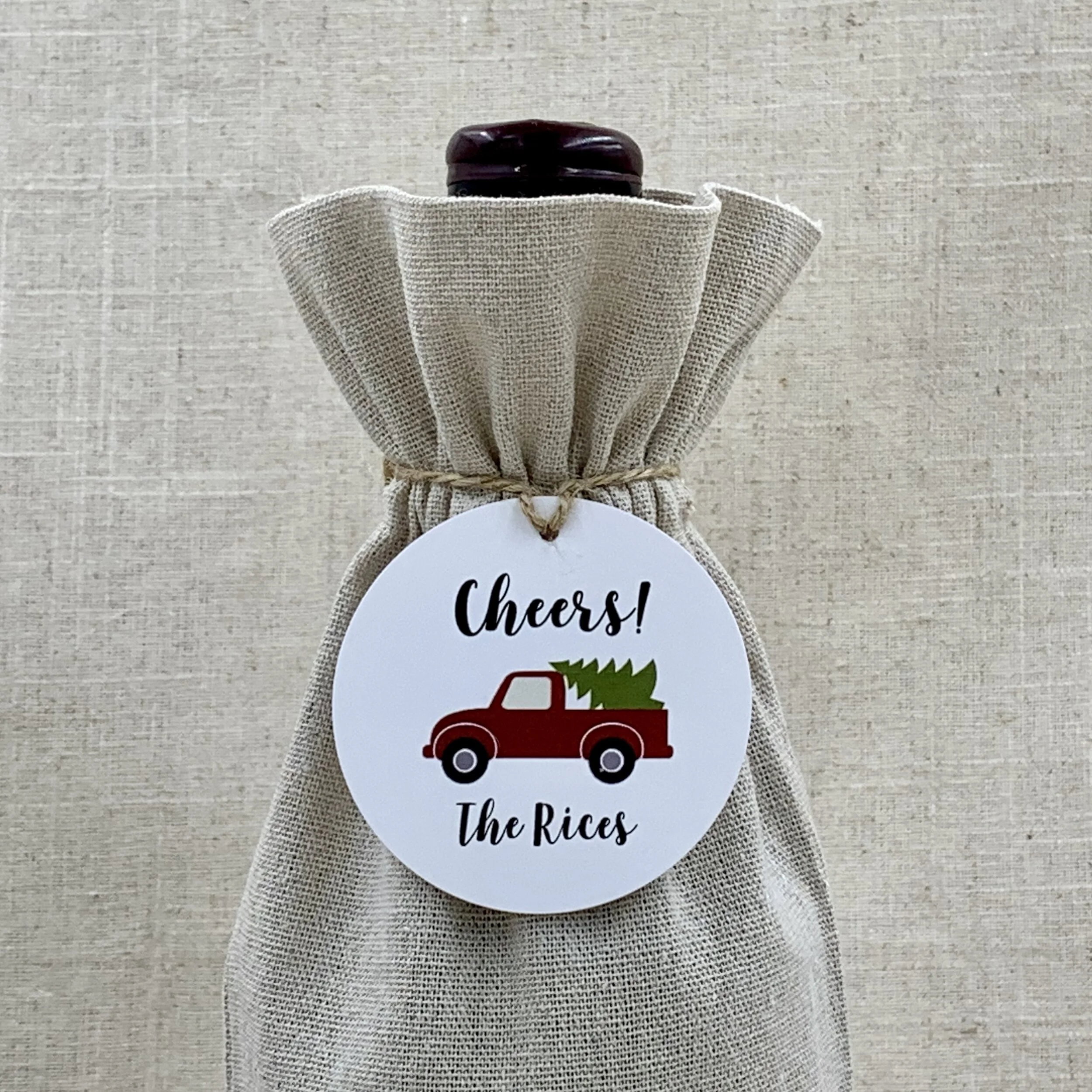 Gift Tag 6200 Red Truck