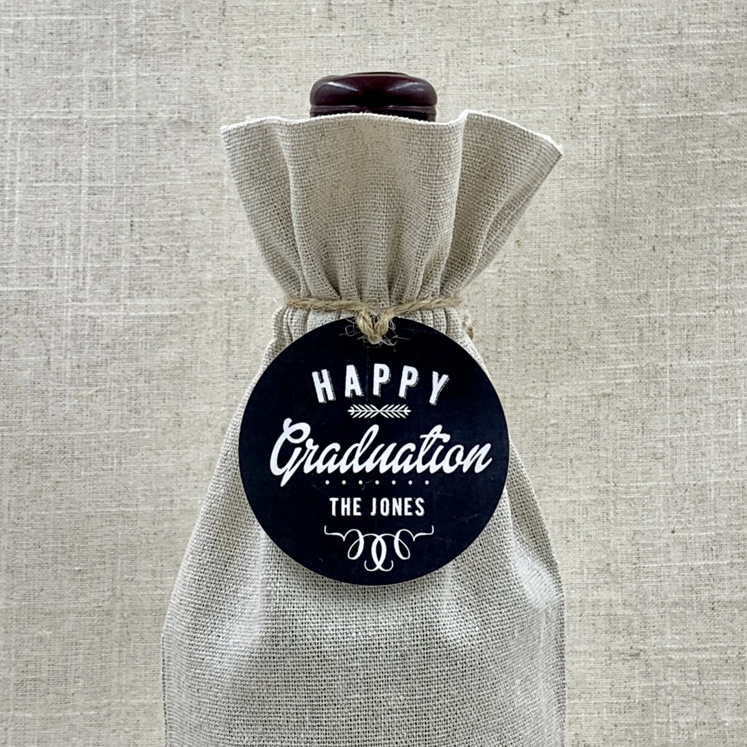 Gift Tag 6253 Black Board Happy Graduation