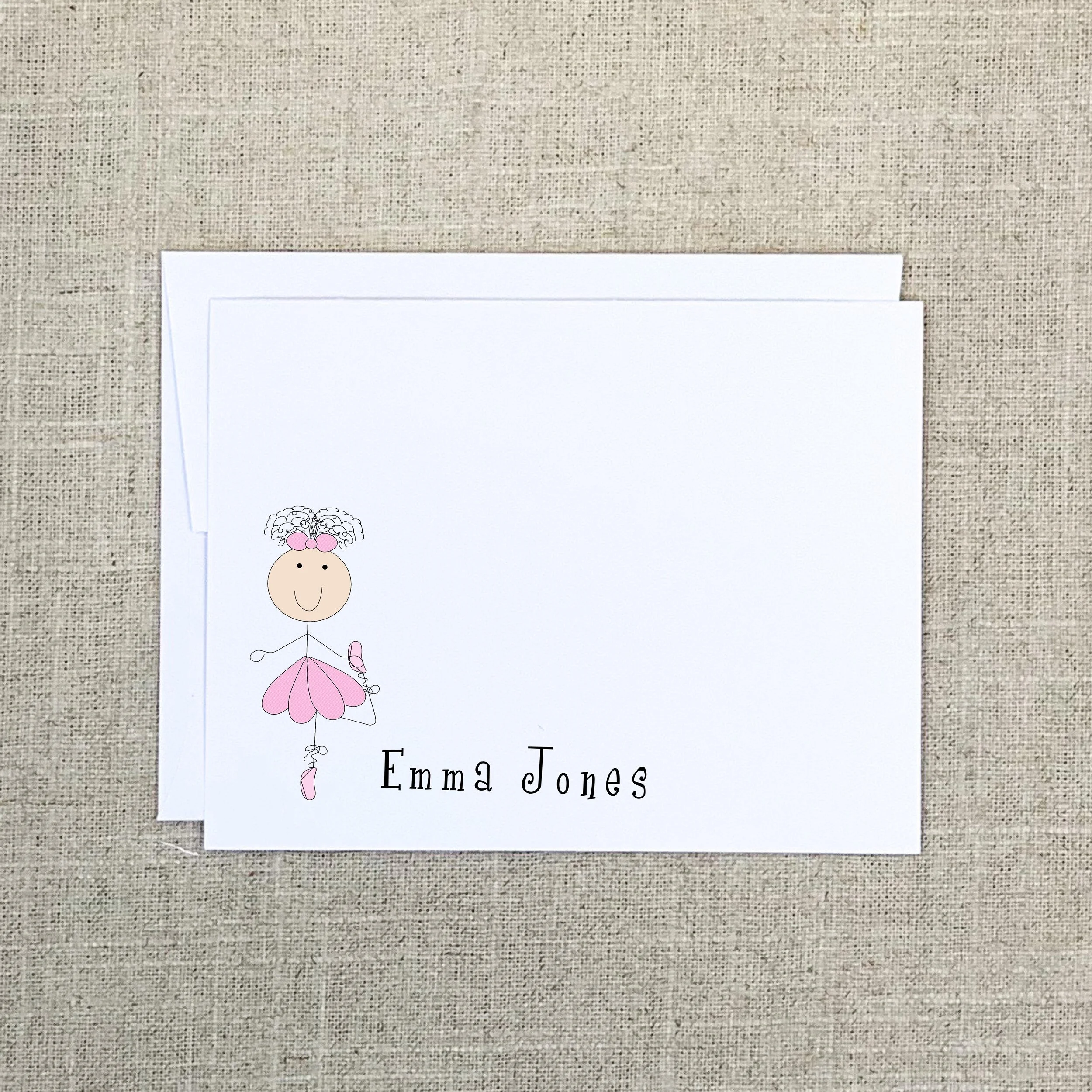 Folded Card 2059 Ballerina