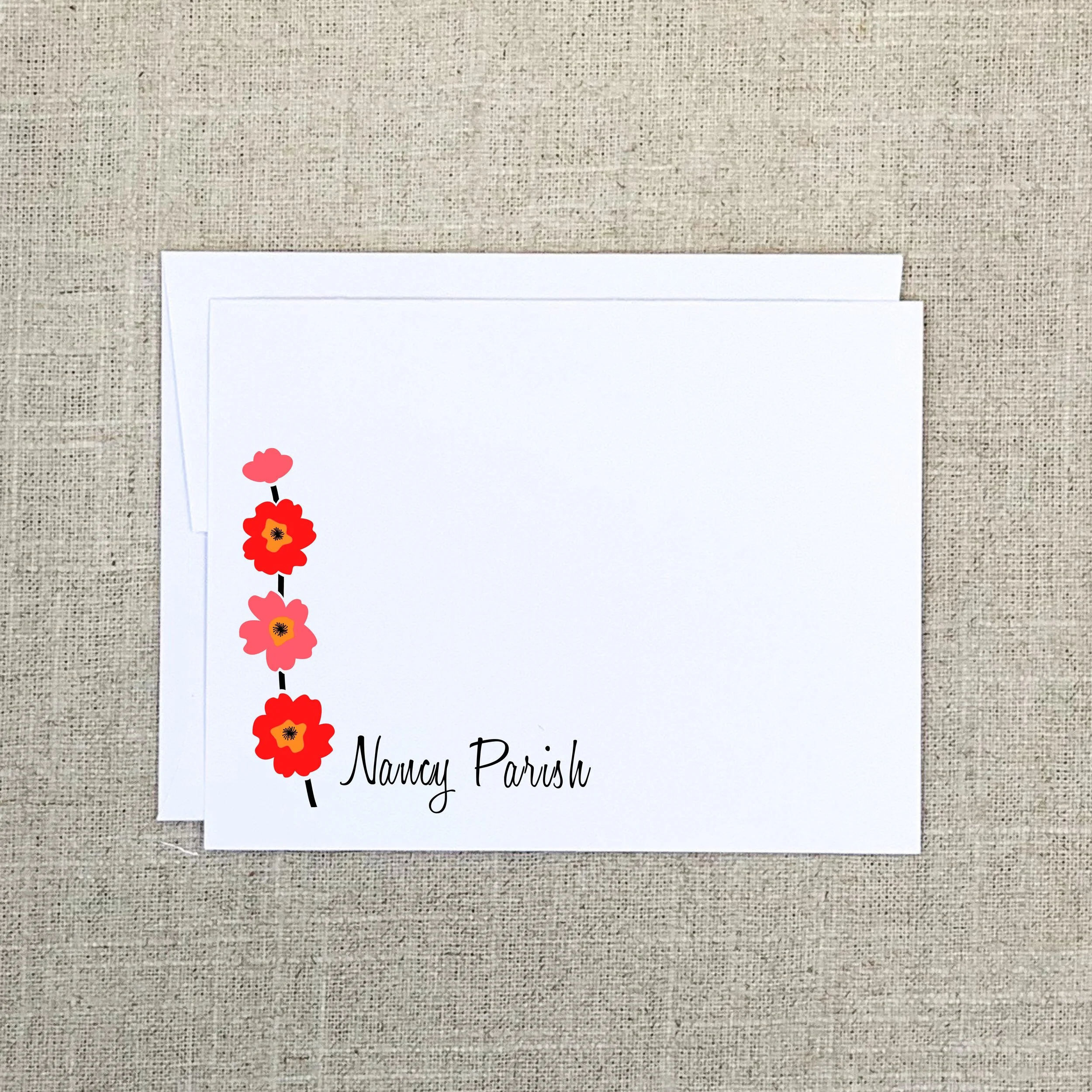 Folded Card 2088 Poppy