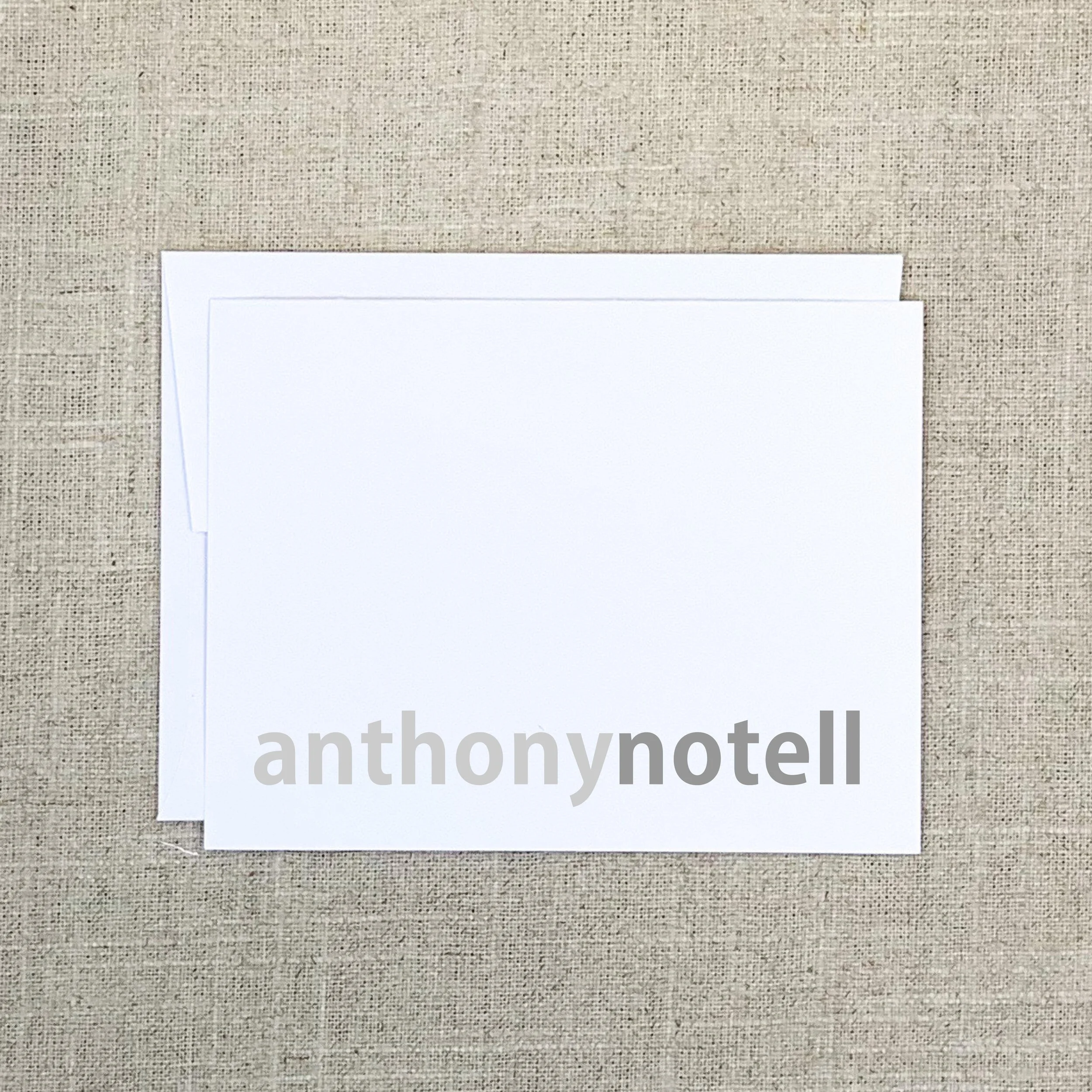 Folded Card 2127 Big Gray Name