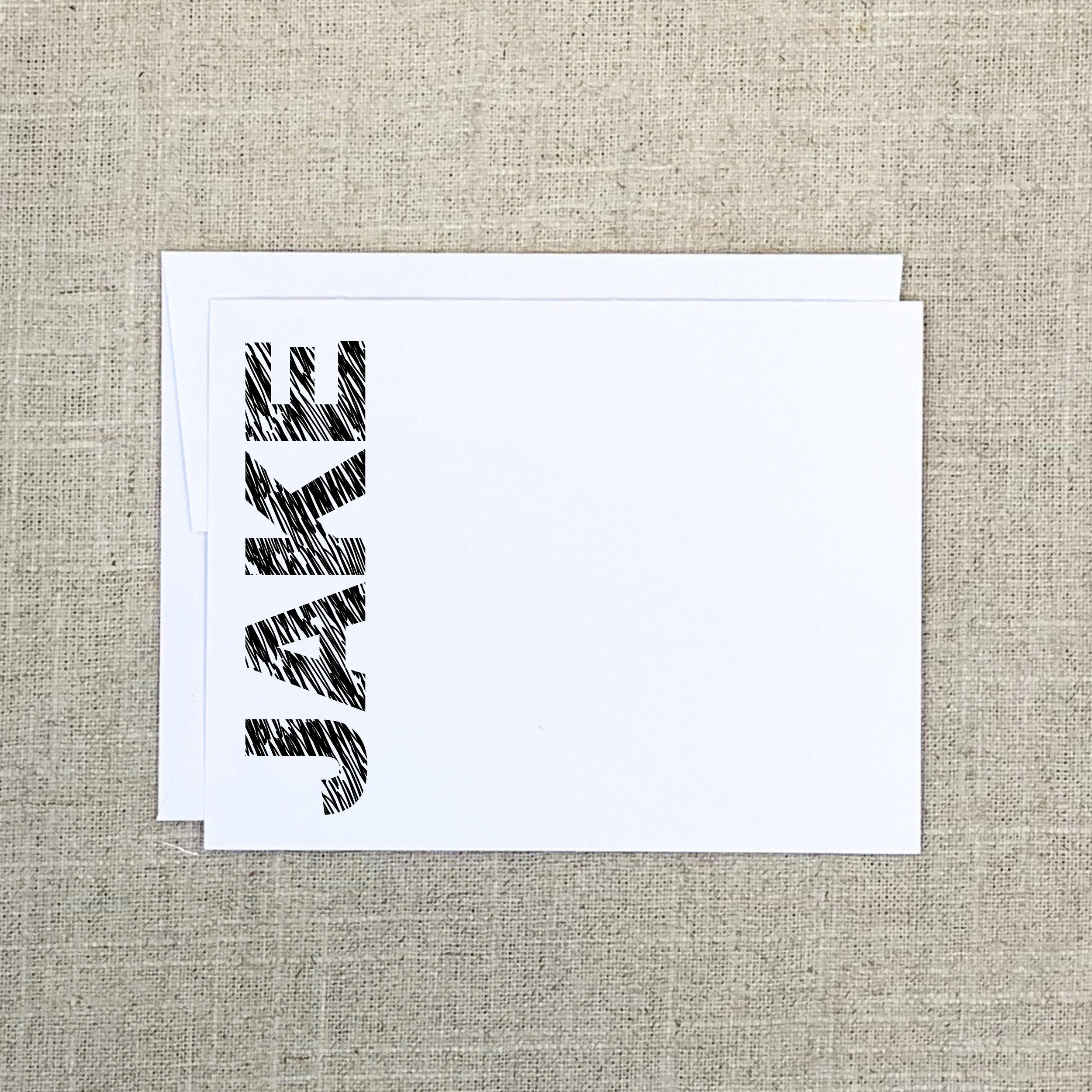 Folded Card 2138 Scribble