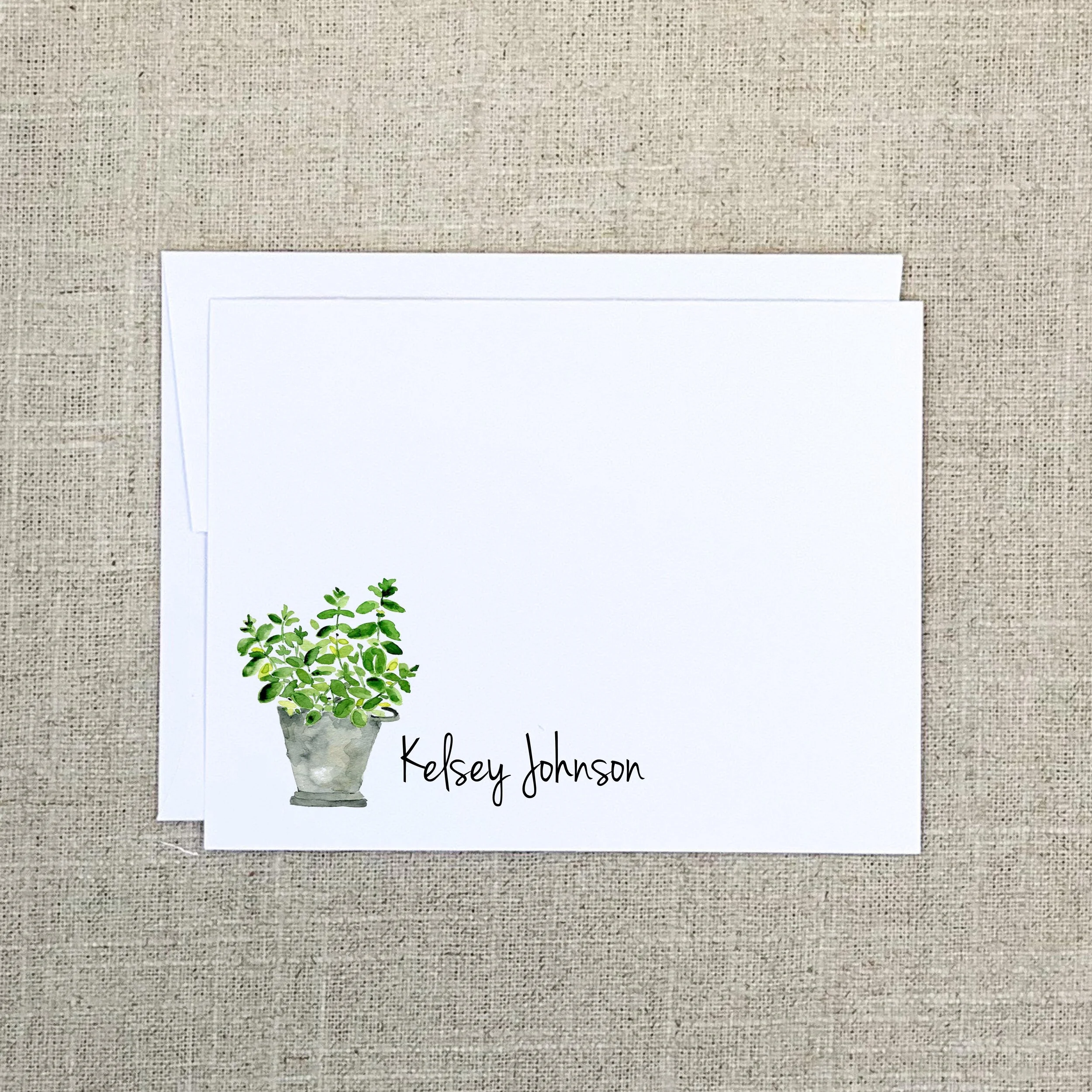 Folded Card 2163 Garden Bucket