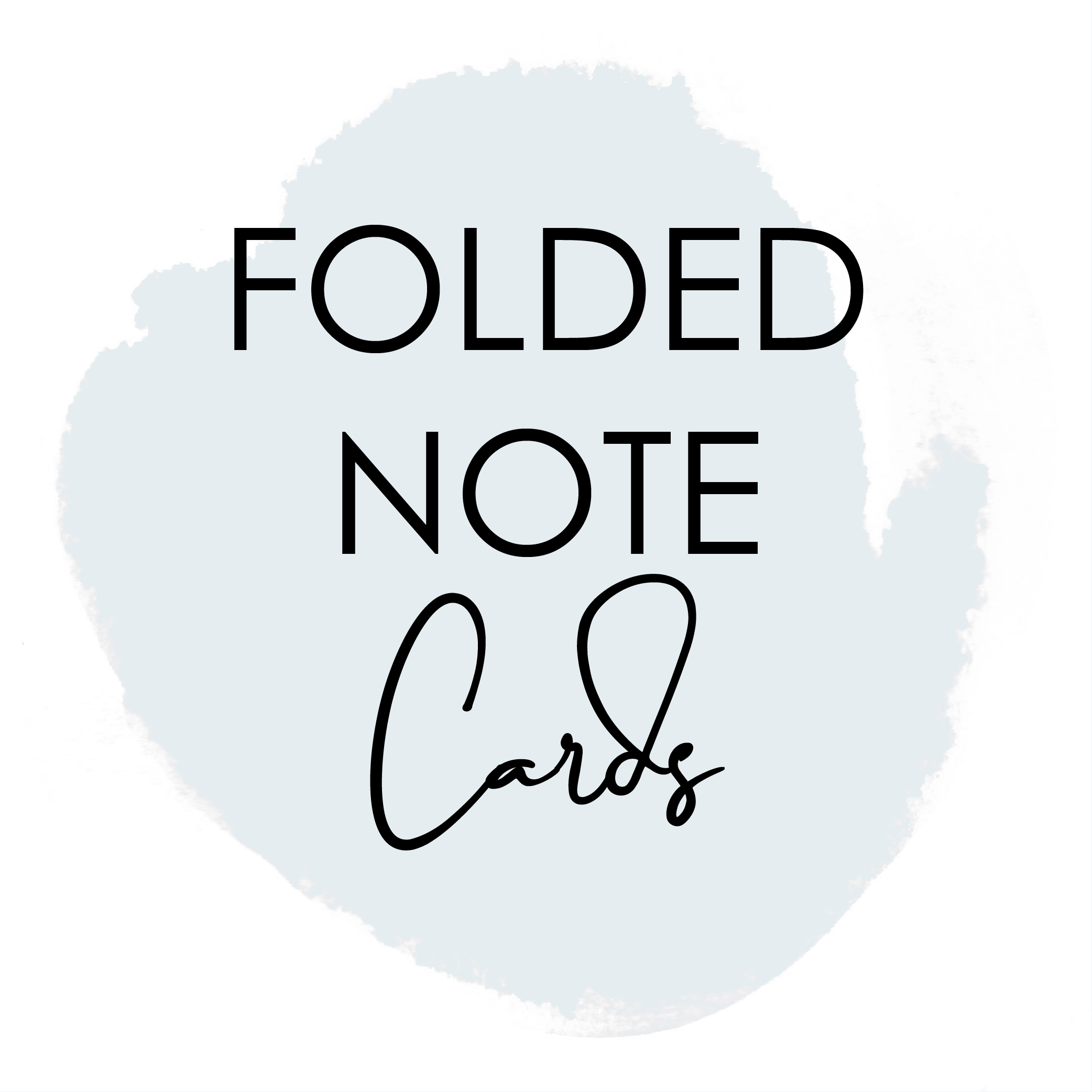 Folded Note Cards