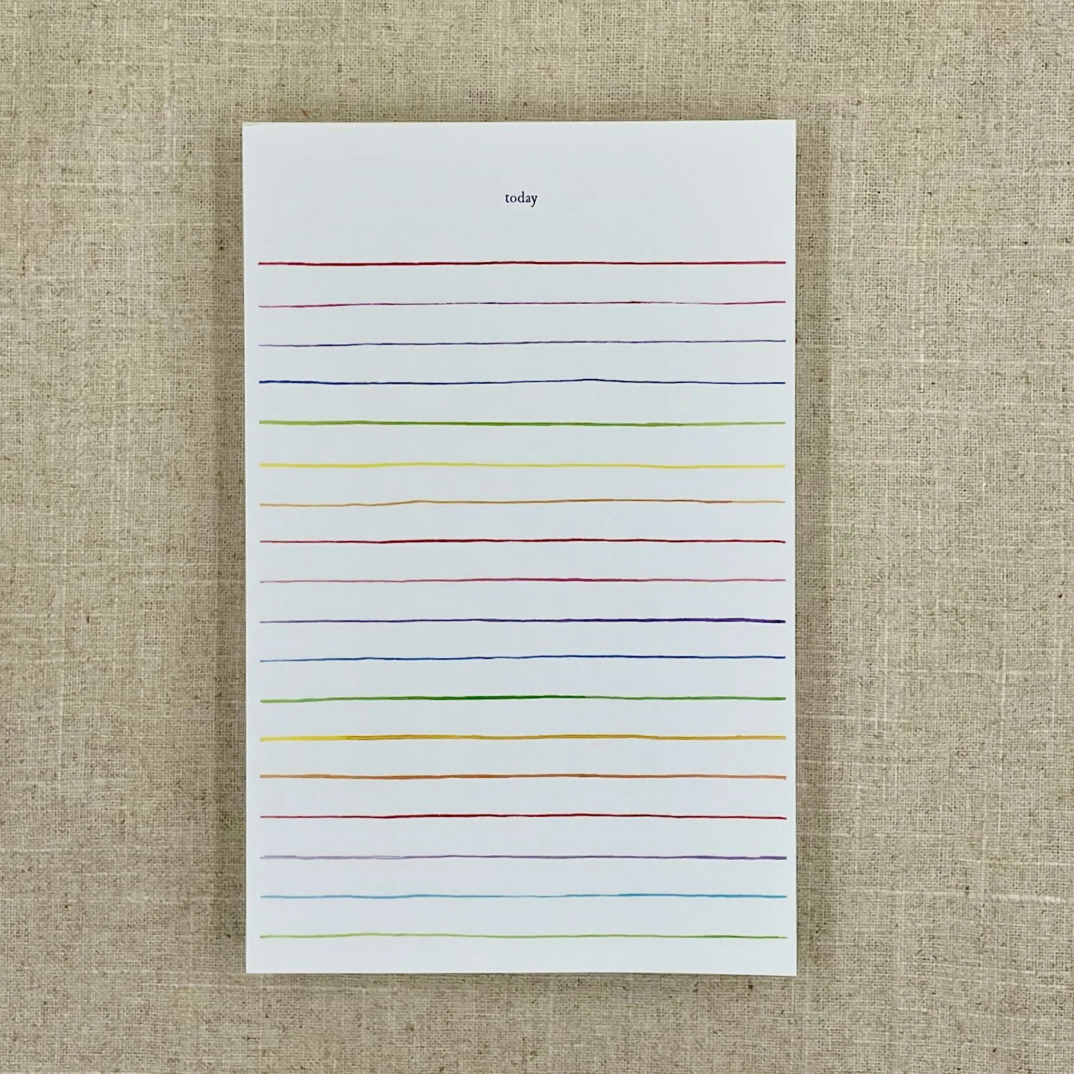 Note Pad 3564 Rainbow Stripes