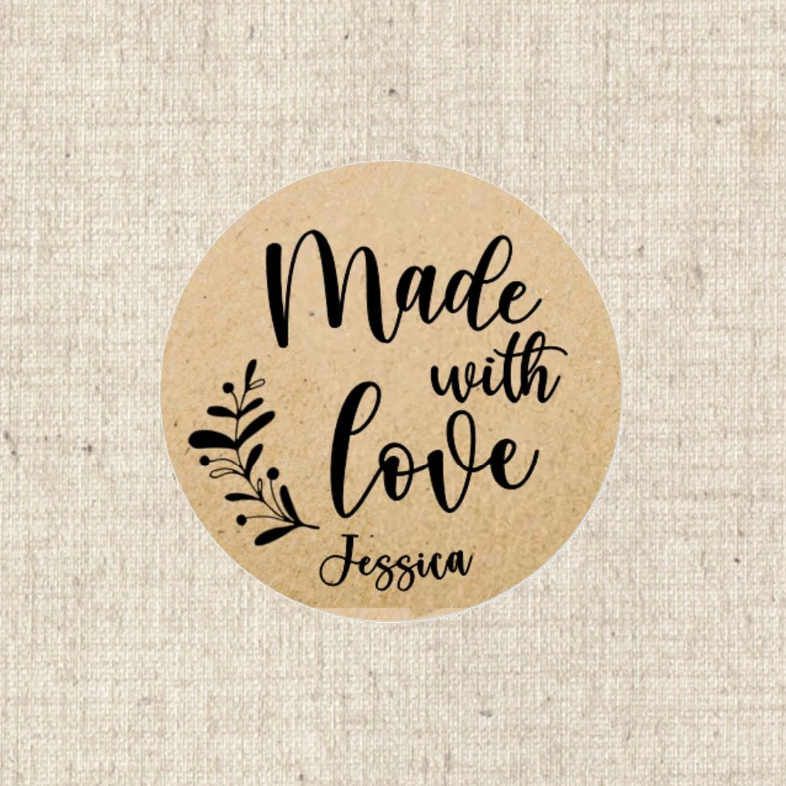 Label 5840 Kraft Made With Love