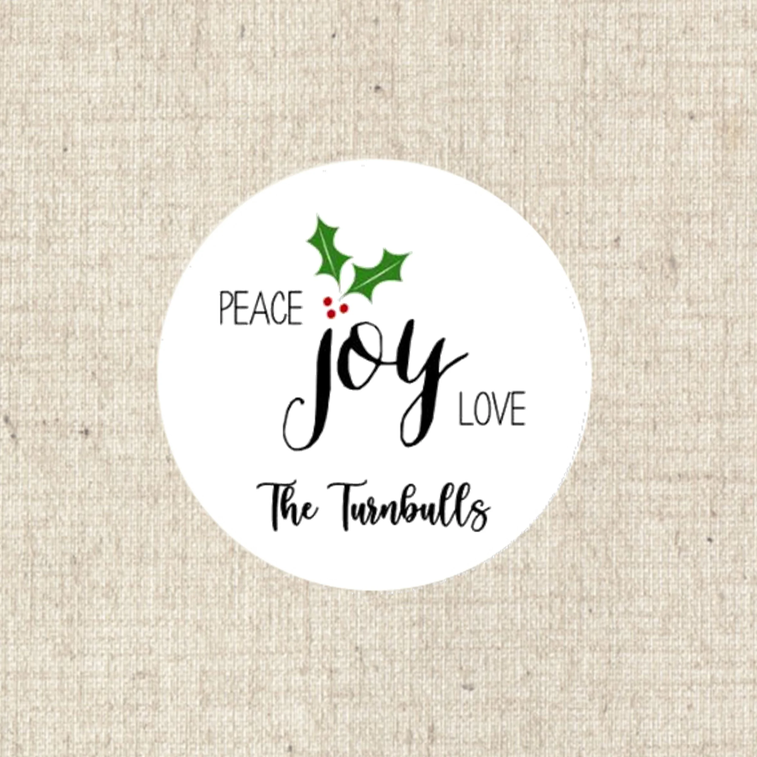 Label 5816 Peace Love Joy