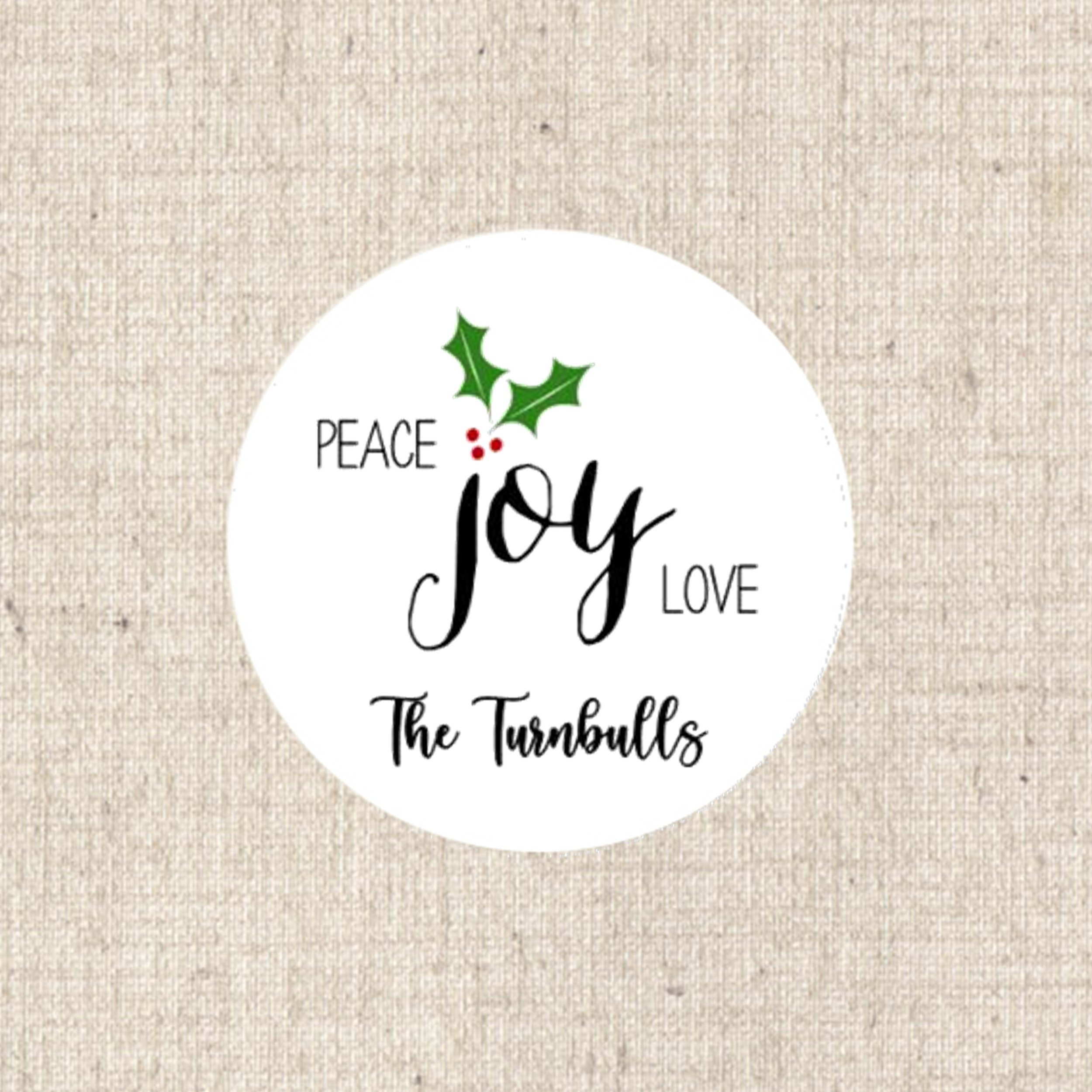 Label 5816 Peace Love Joy