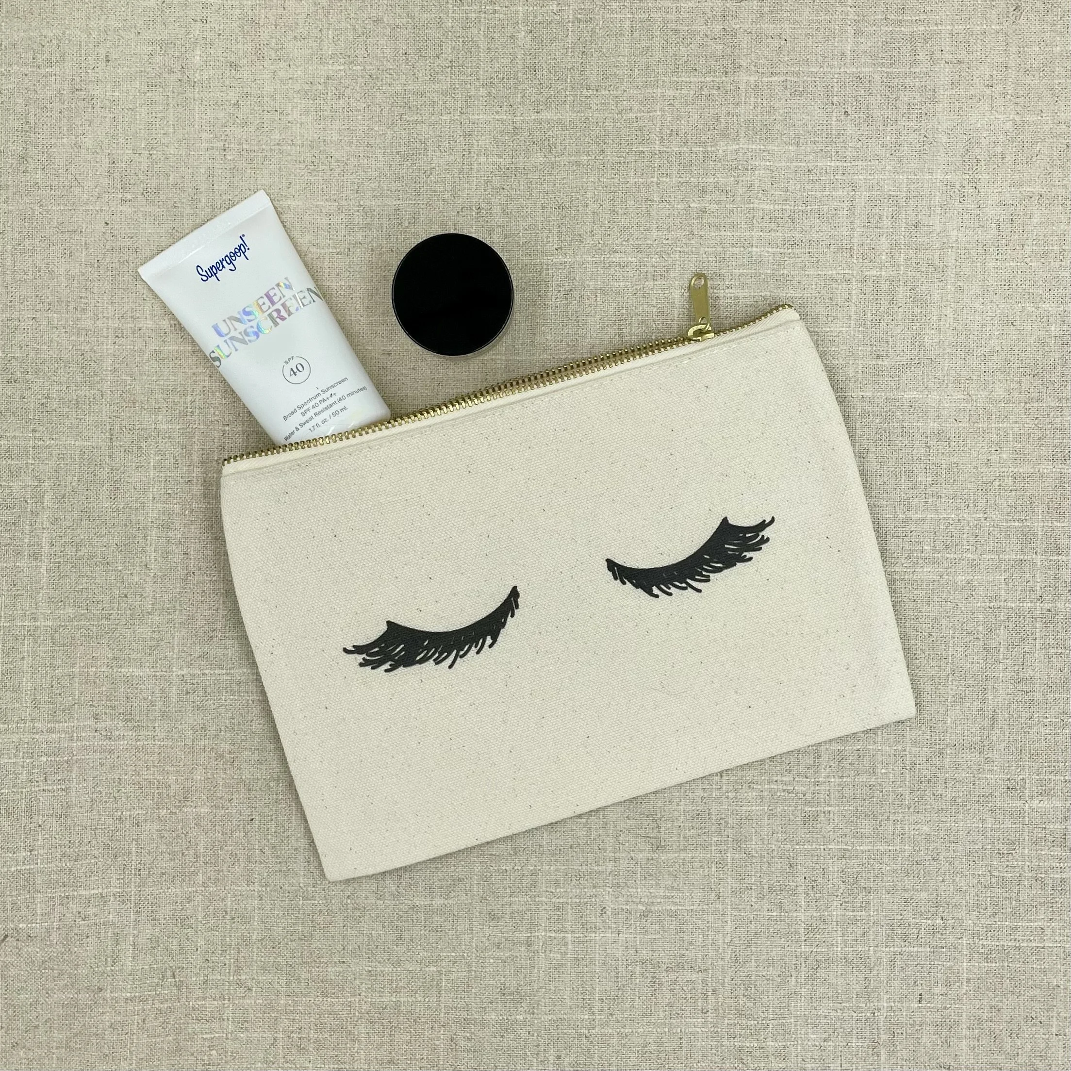 Canvas Pouch 7604 Eyelashes