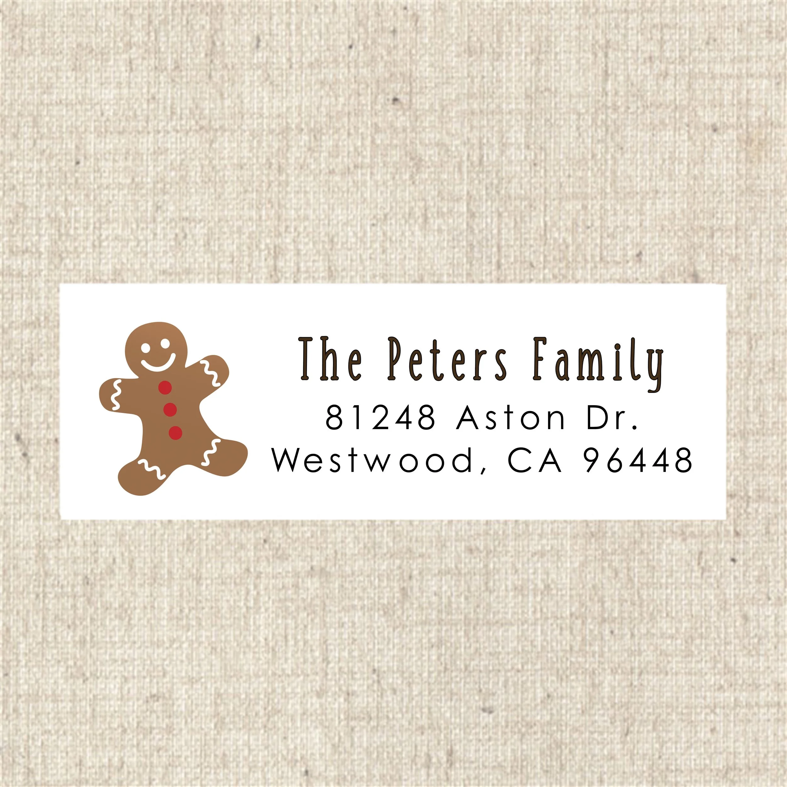 Label 5242 Gingerbread