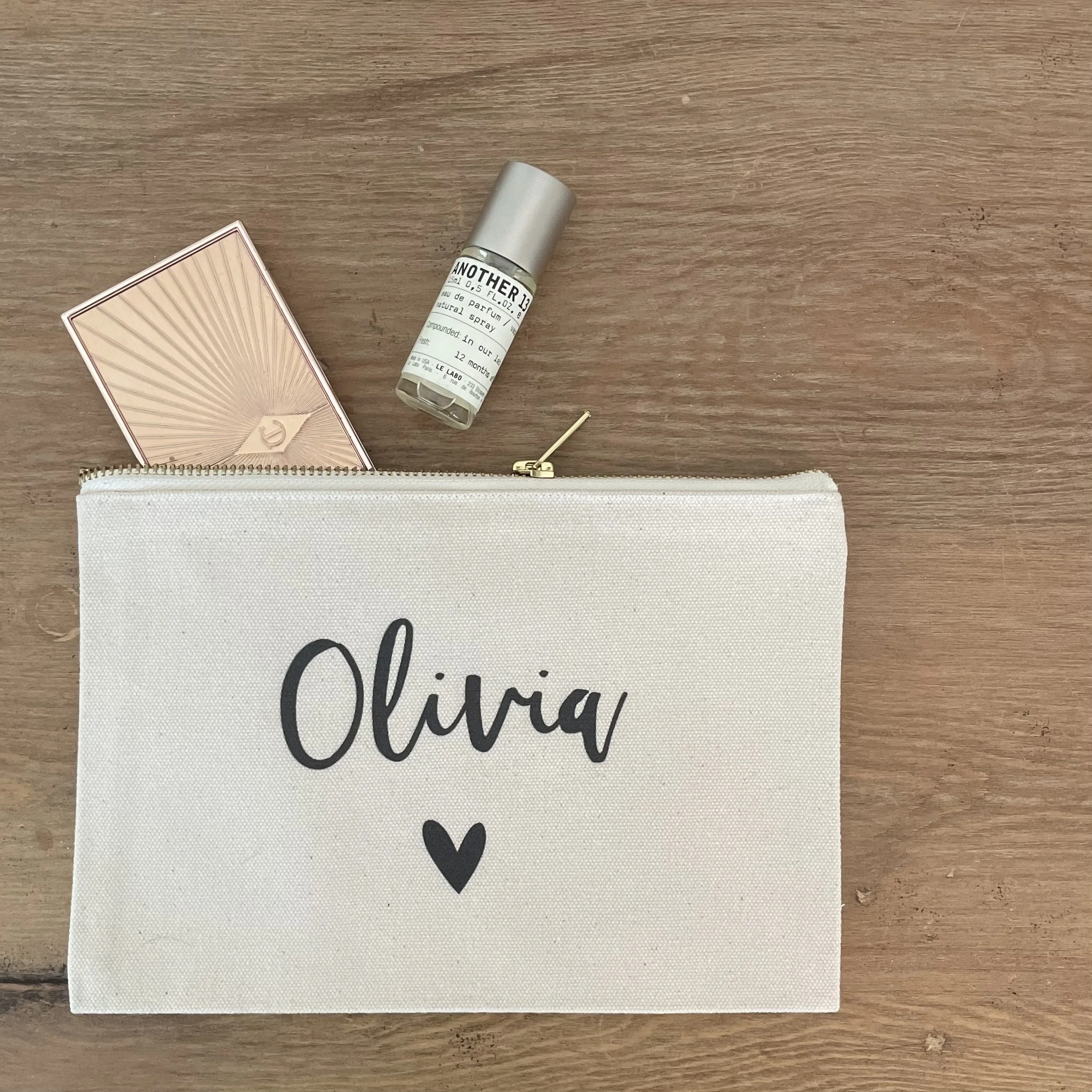 Canvas Pouch 7681 Heart