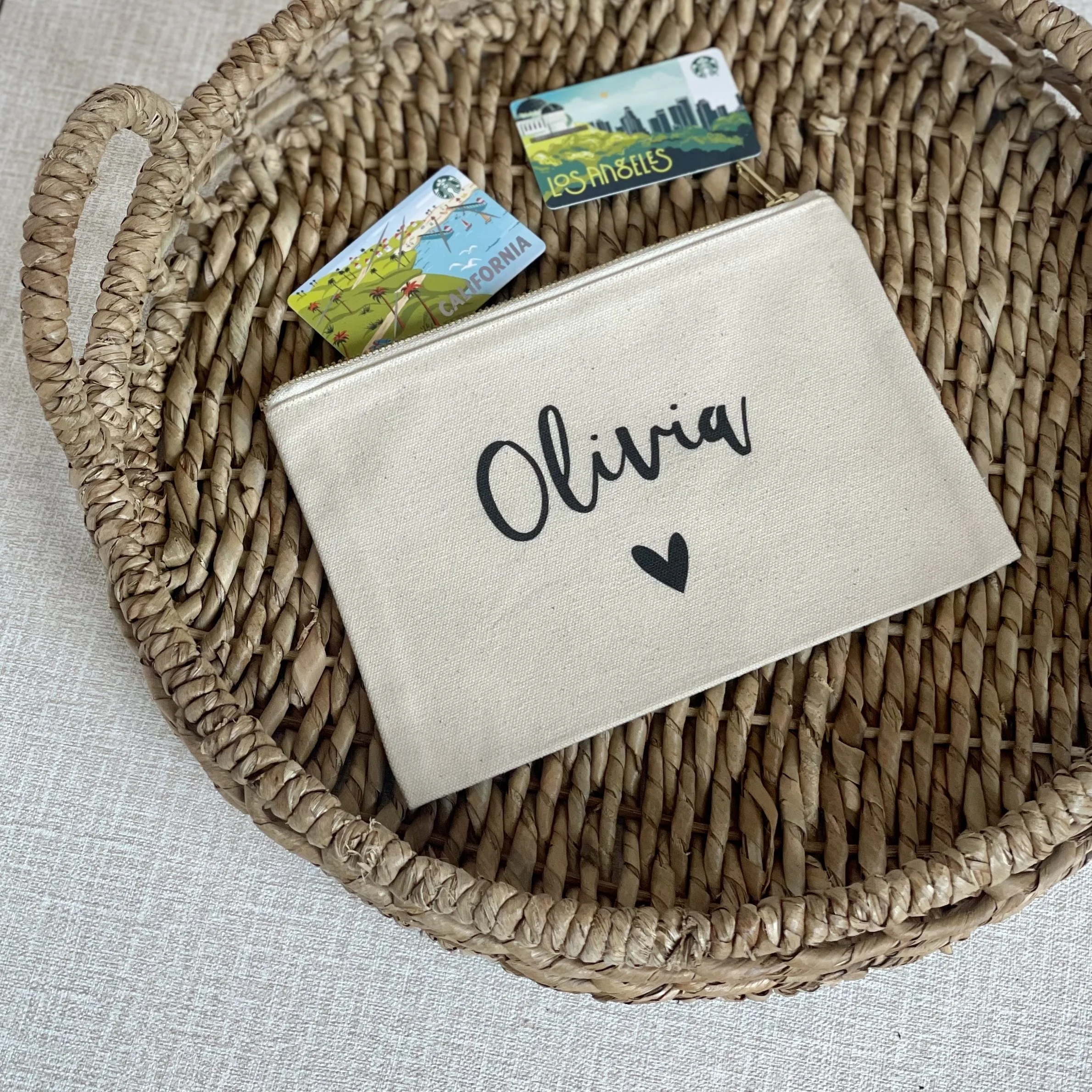 Canvas Pouch 7681 Heart