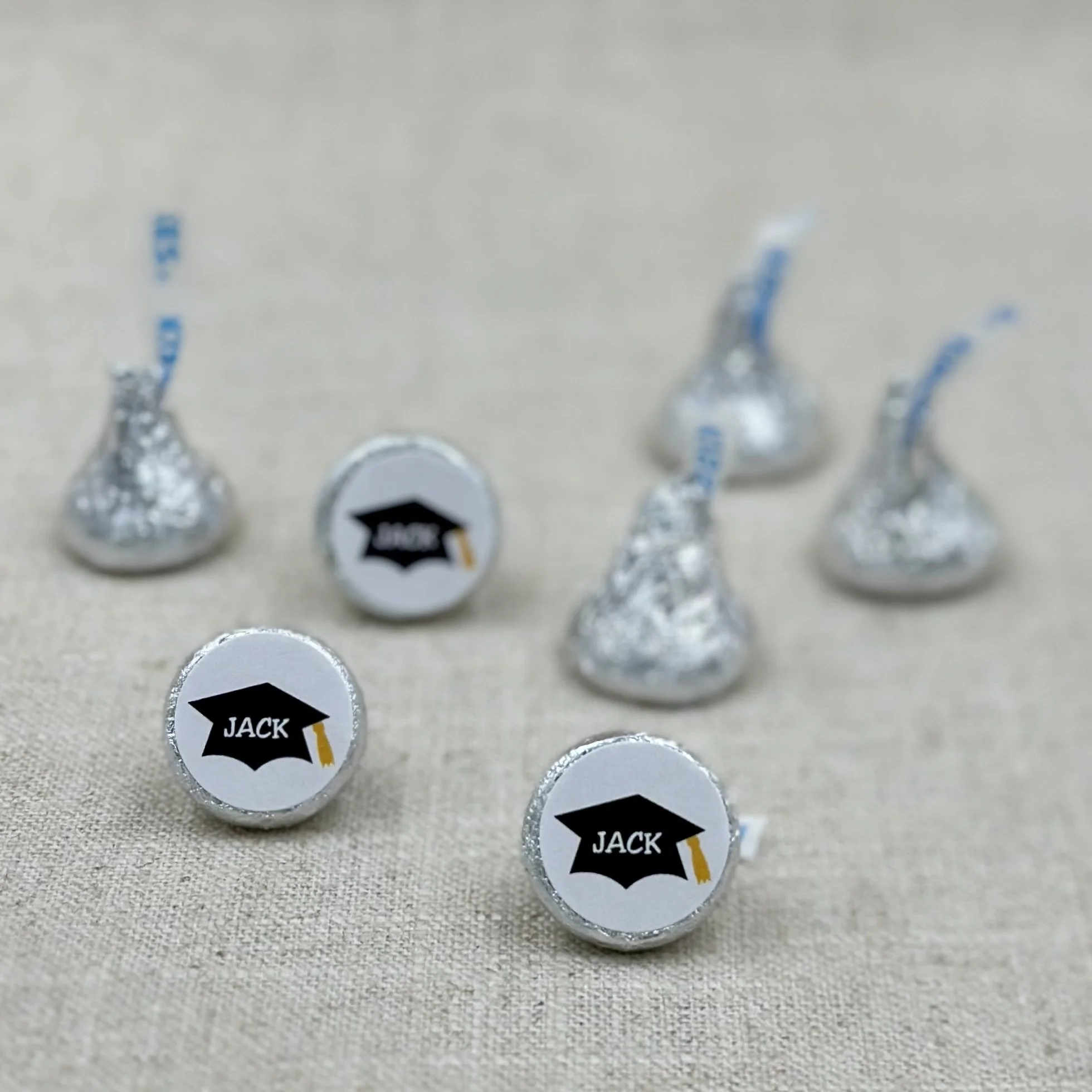 Hershey Kiss Labels 7525 Graduation Cap