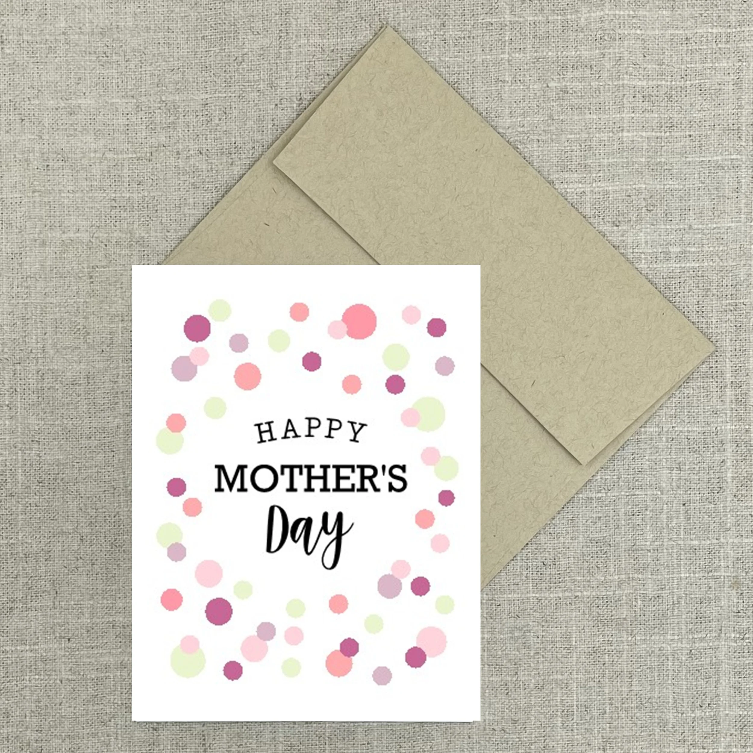 Greeting Card 2972 Mother's Day Dots