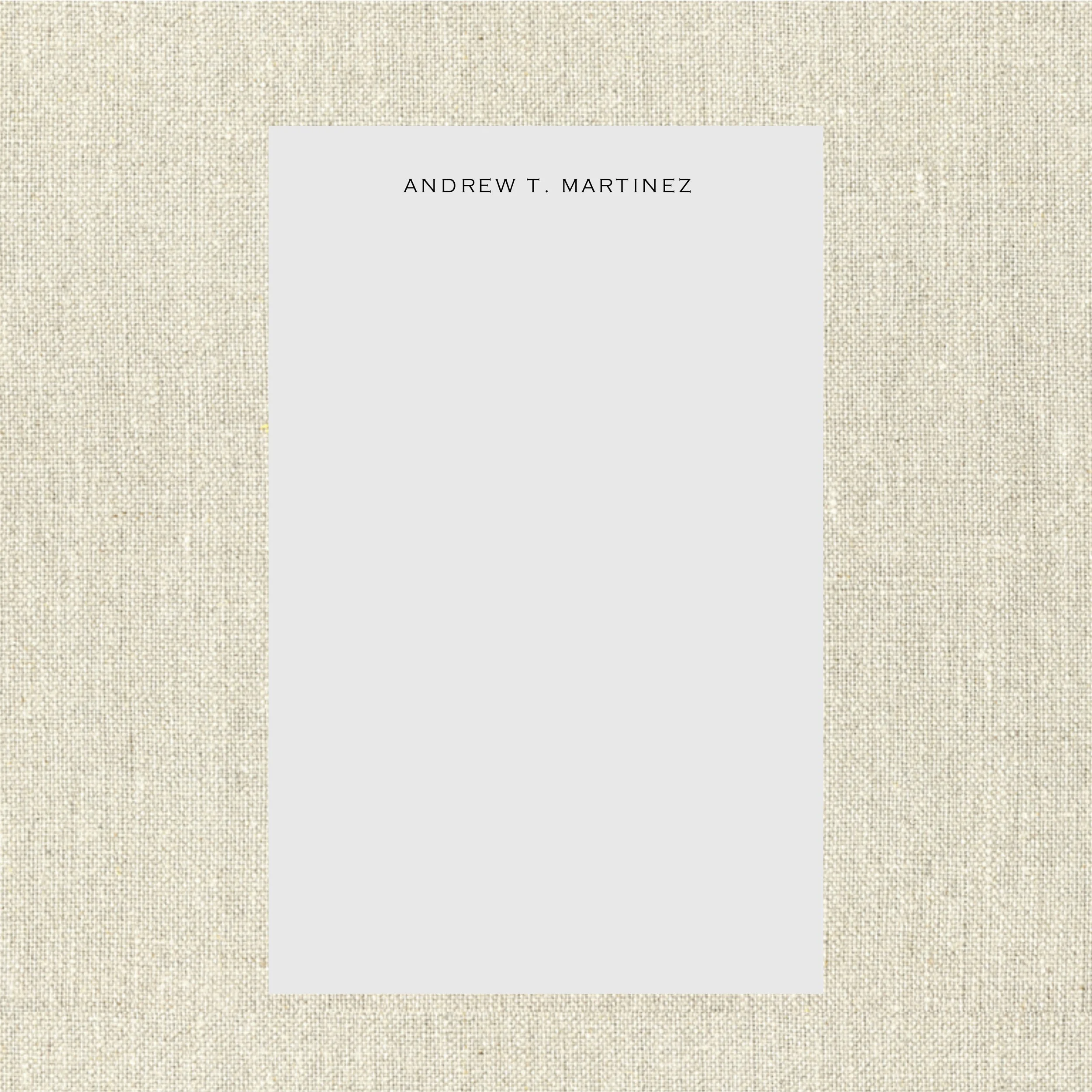 Note Pad 3510 Gray Masculine