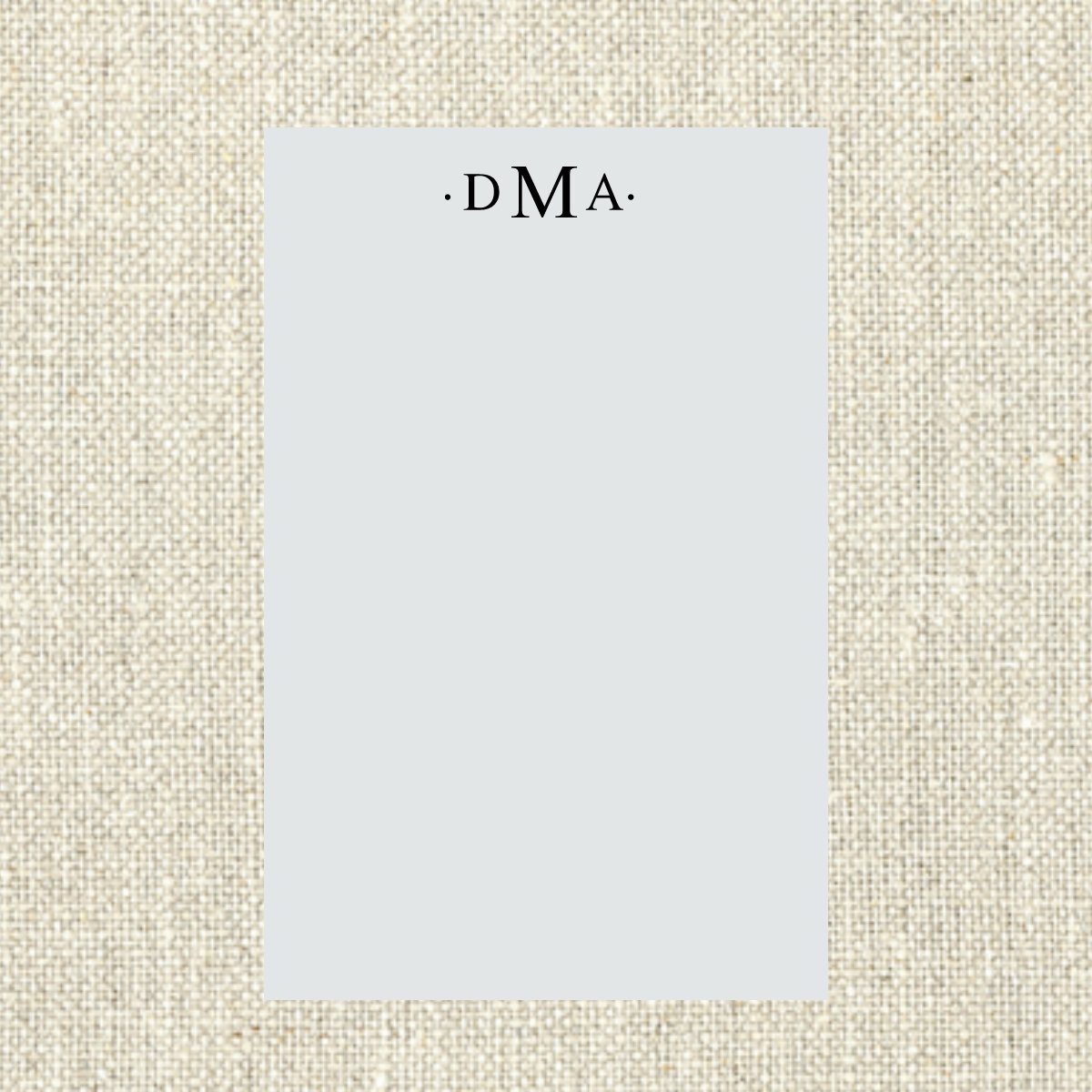 Note Pad 3544 Block Monogram