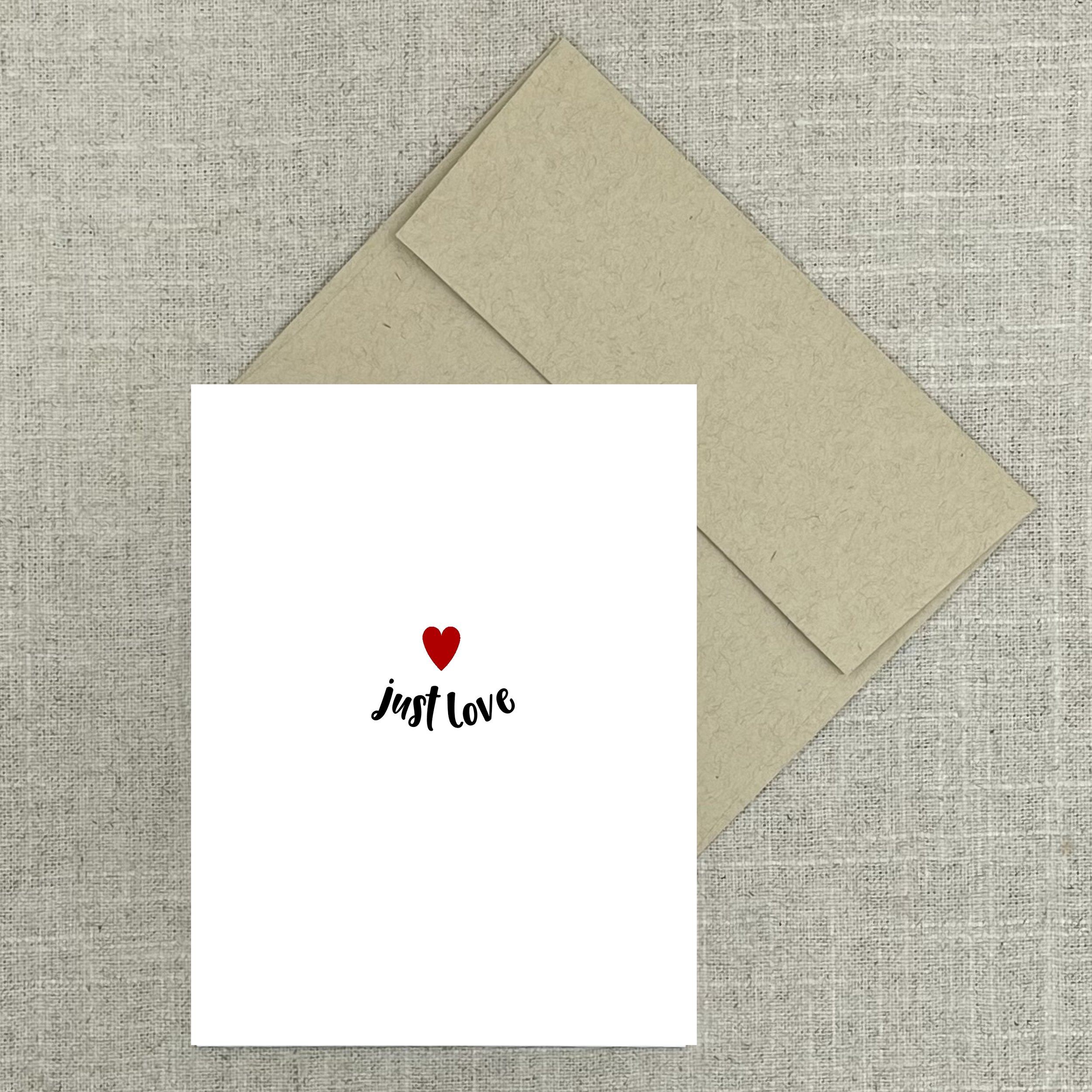 Greeting Card 7944 Just Love