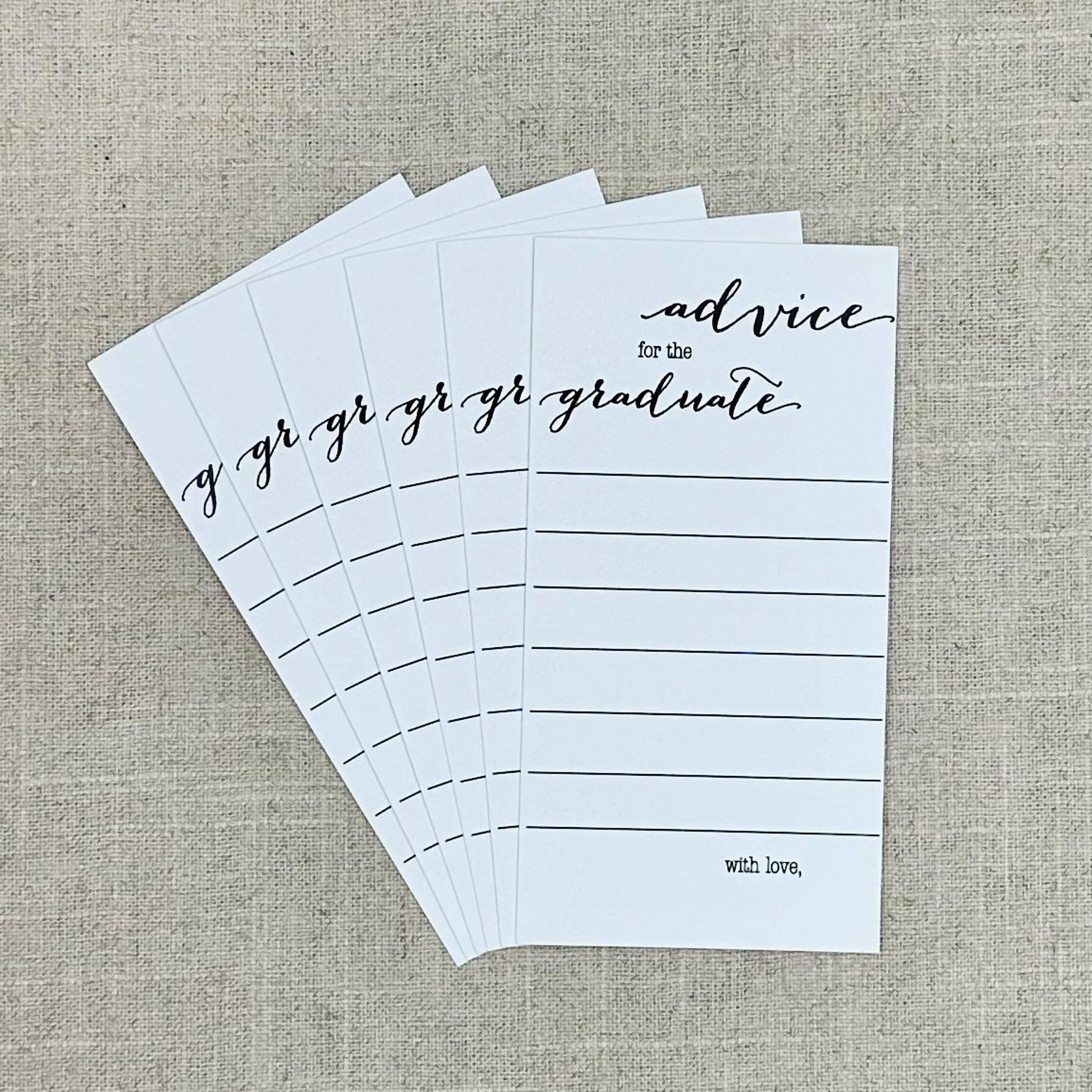 Cards 7520 Advice to the Graduate