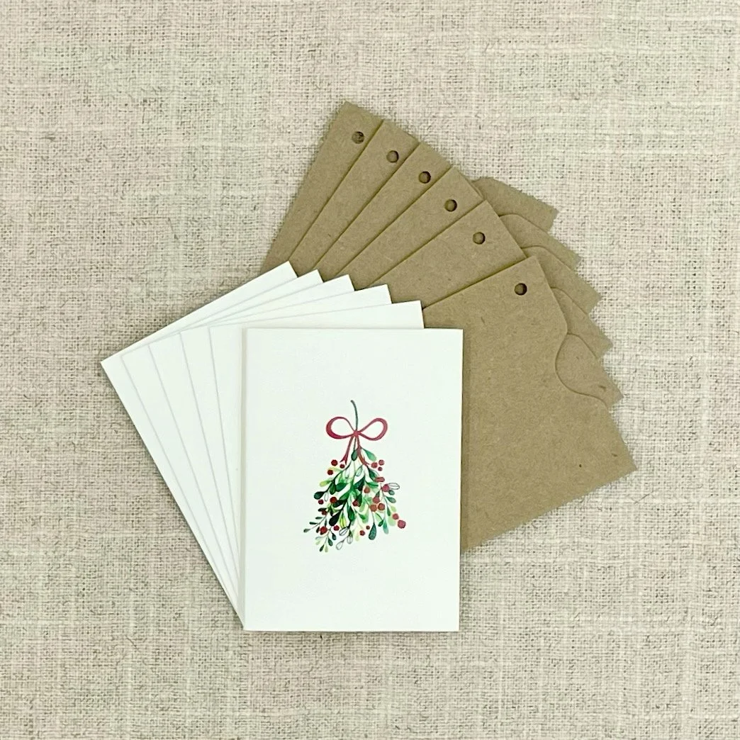 Mini Card Box 7076 Mistletoe