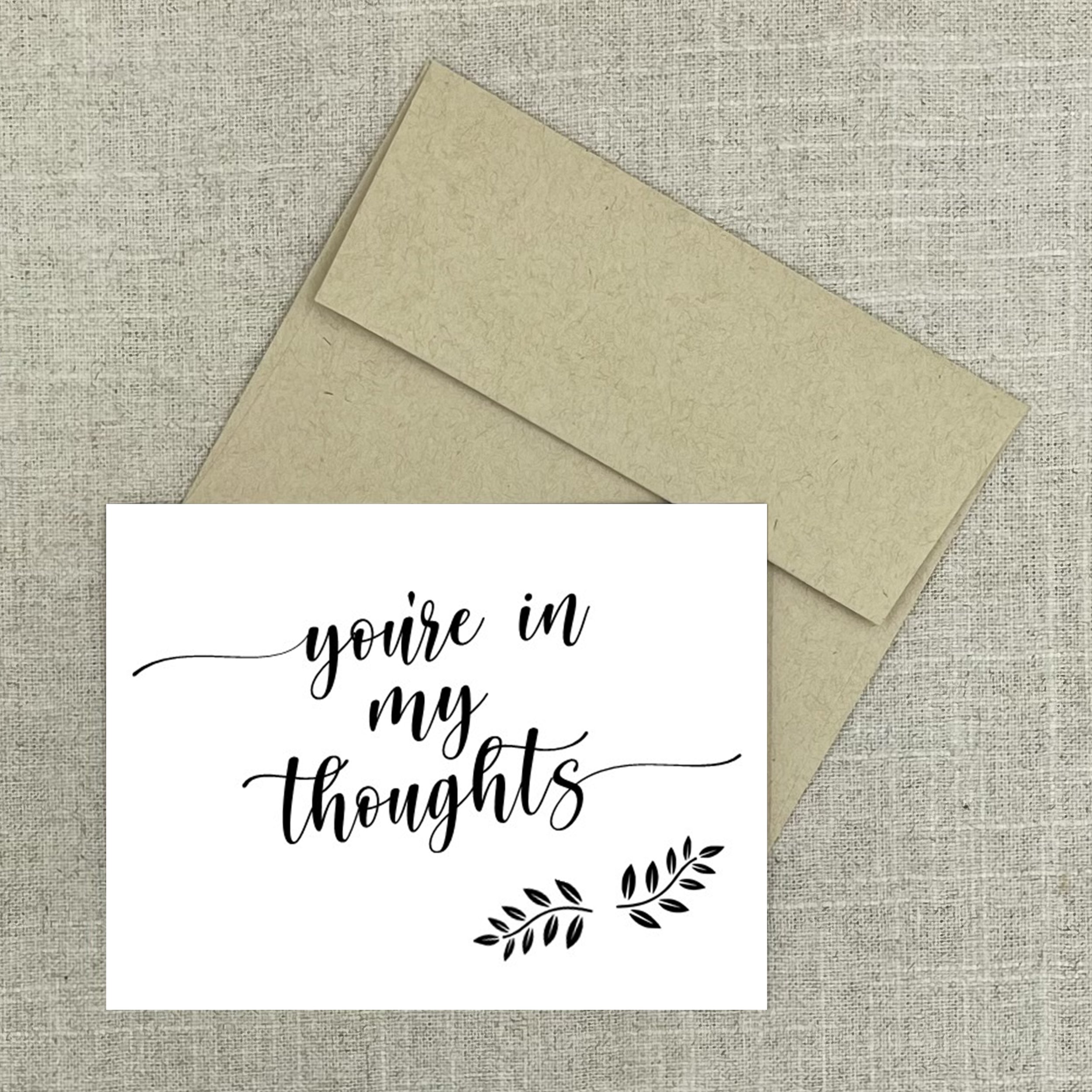 Greeting Card 2977 You're In My Thoughts