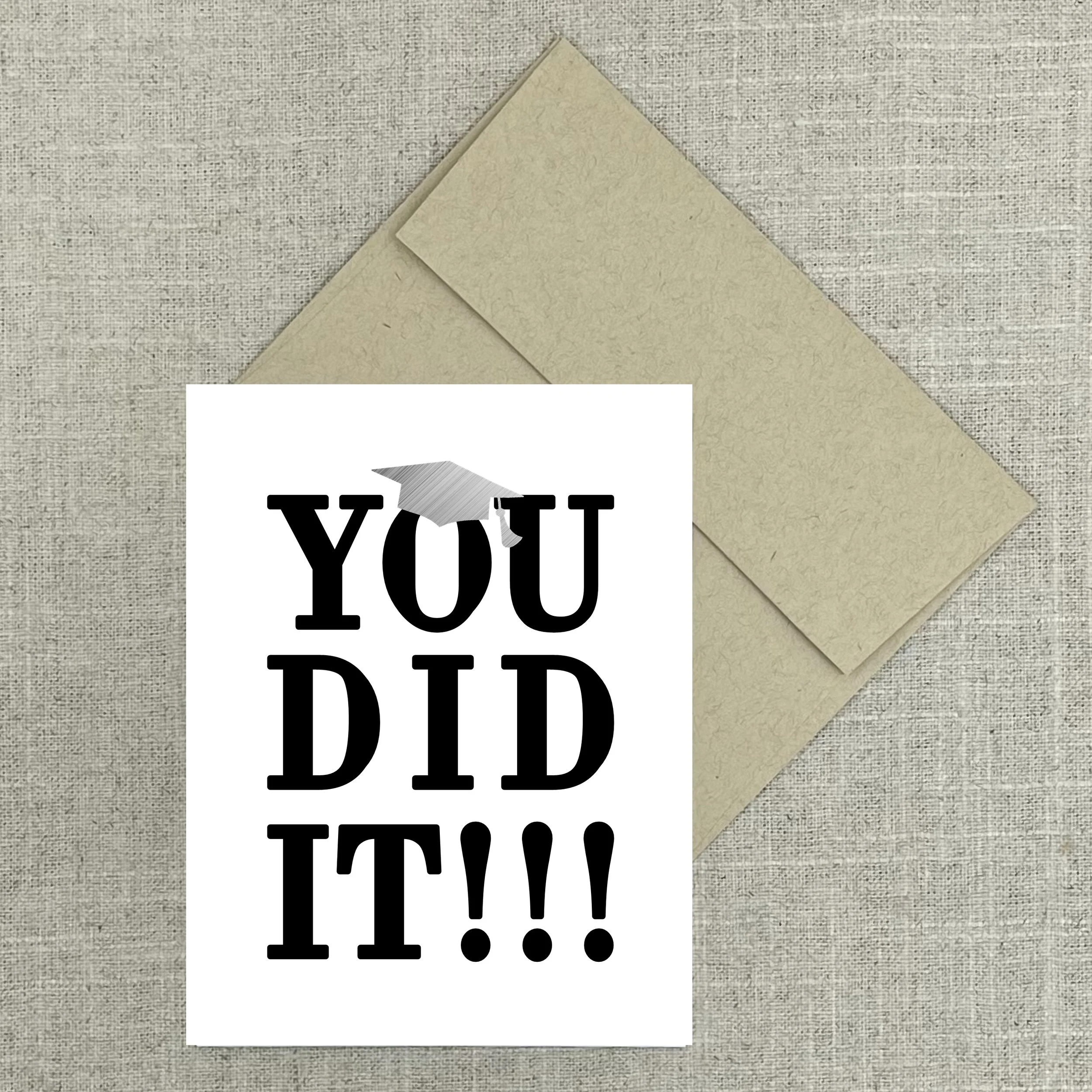Greeting Card 7595 You Did It
