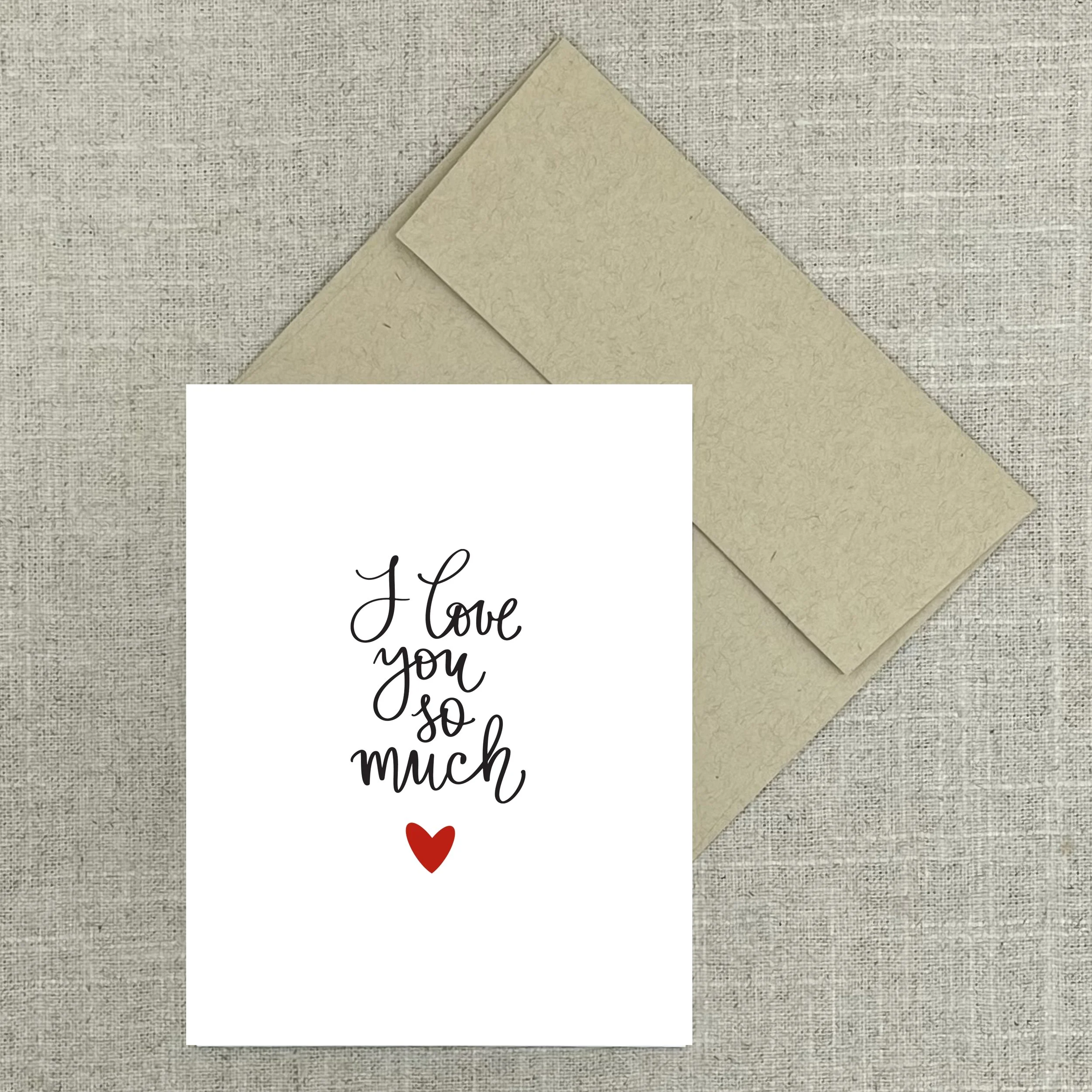 Greeting Card 2959 I love you so much