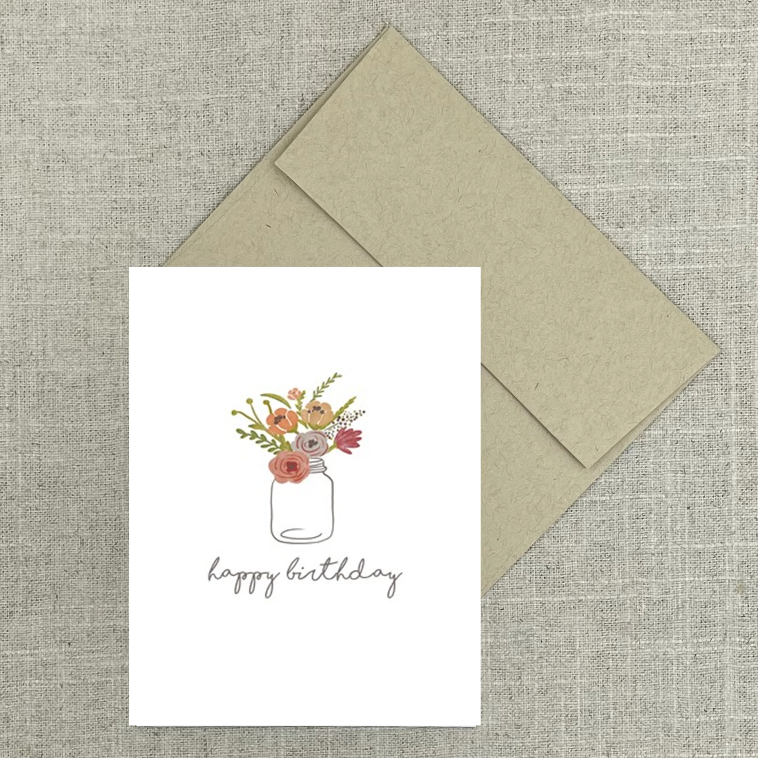 Greeting Card 7832 Flower Jar