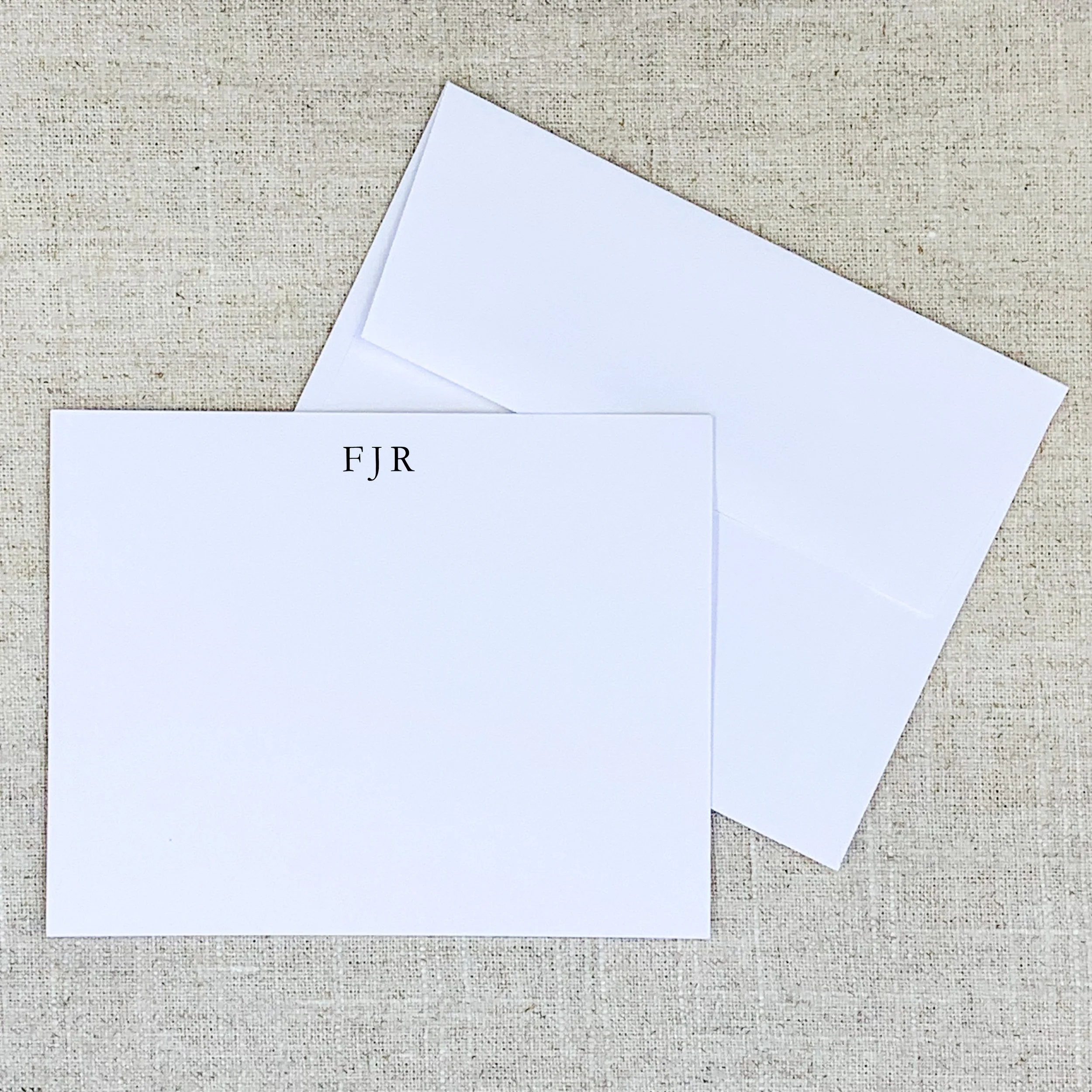 Flat Panel 1102 Monogram Block Initials