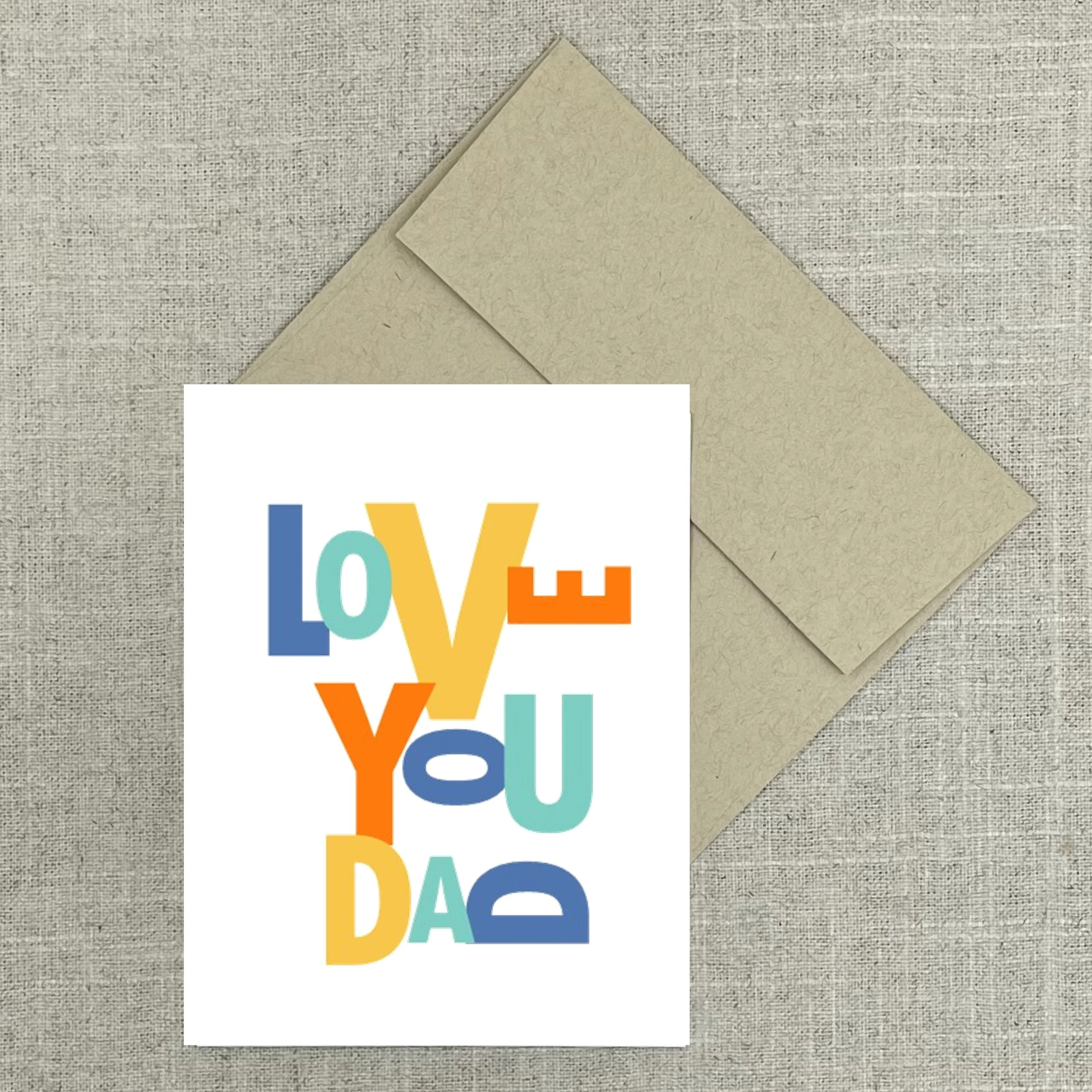 Greeting Card 2217 Bold Block Father's Day