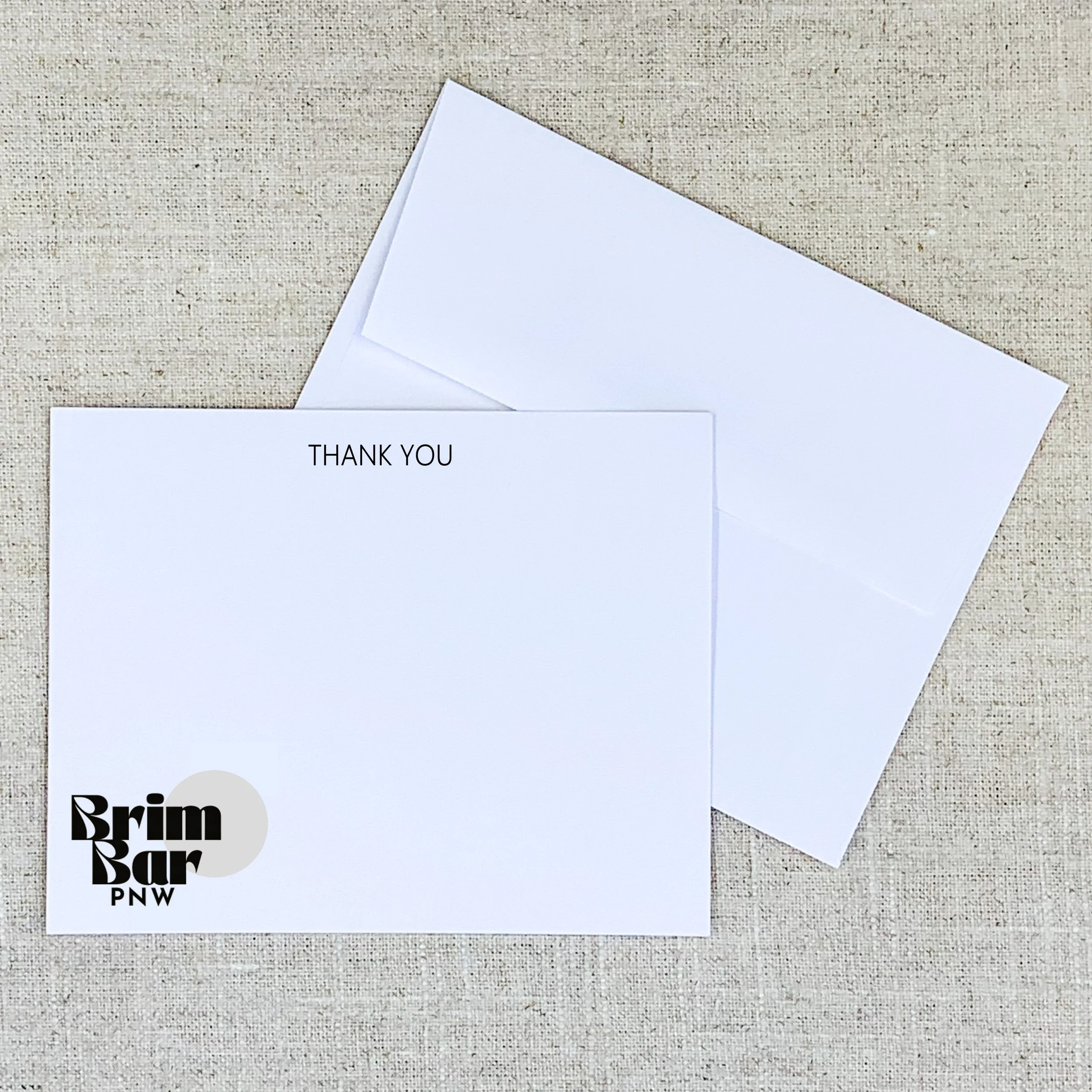 Want your brand to stand out and leave a lasting impression? We can help you create personalized note cards featuring both your employee's name and your company logo. A beautifully crafted thank you note—whether for something big or small—can truly m