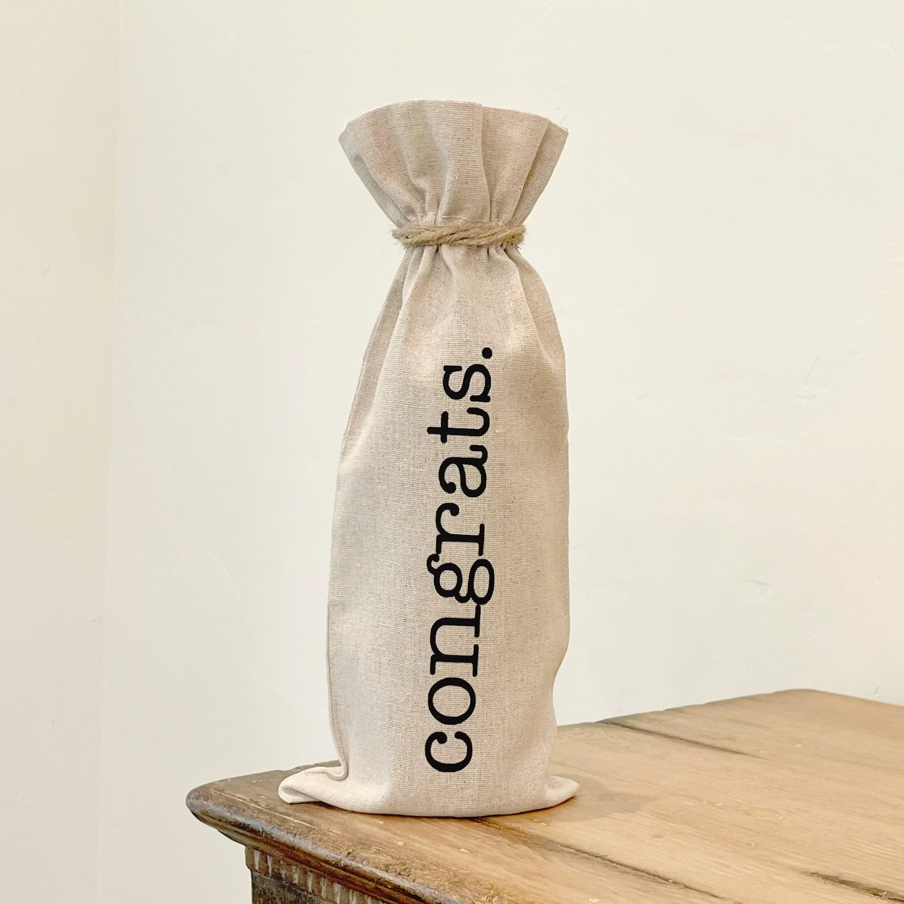 Linen Bag 7580 Congrats