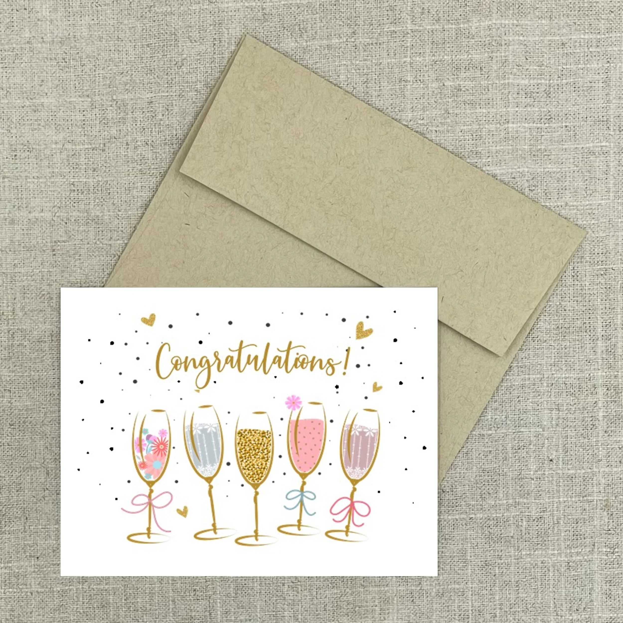 Greeting Card 7843 Champagne Ladies