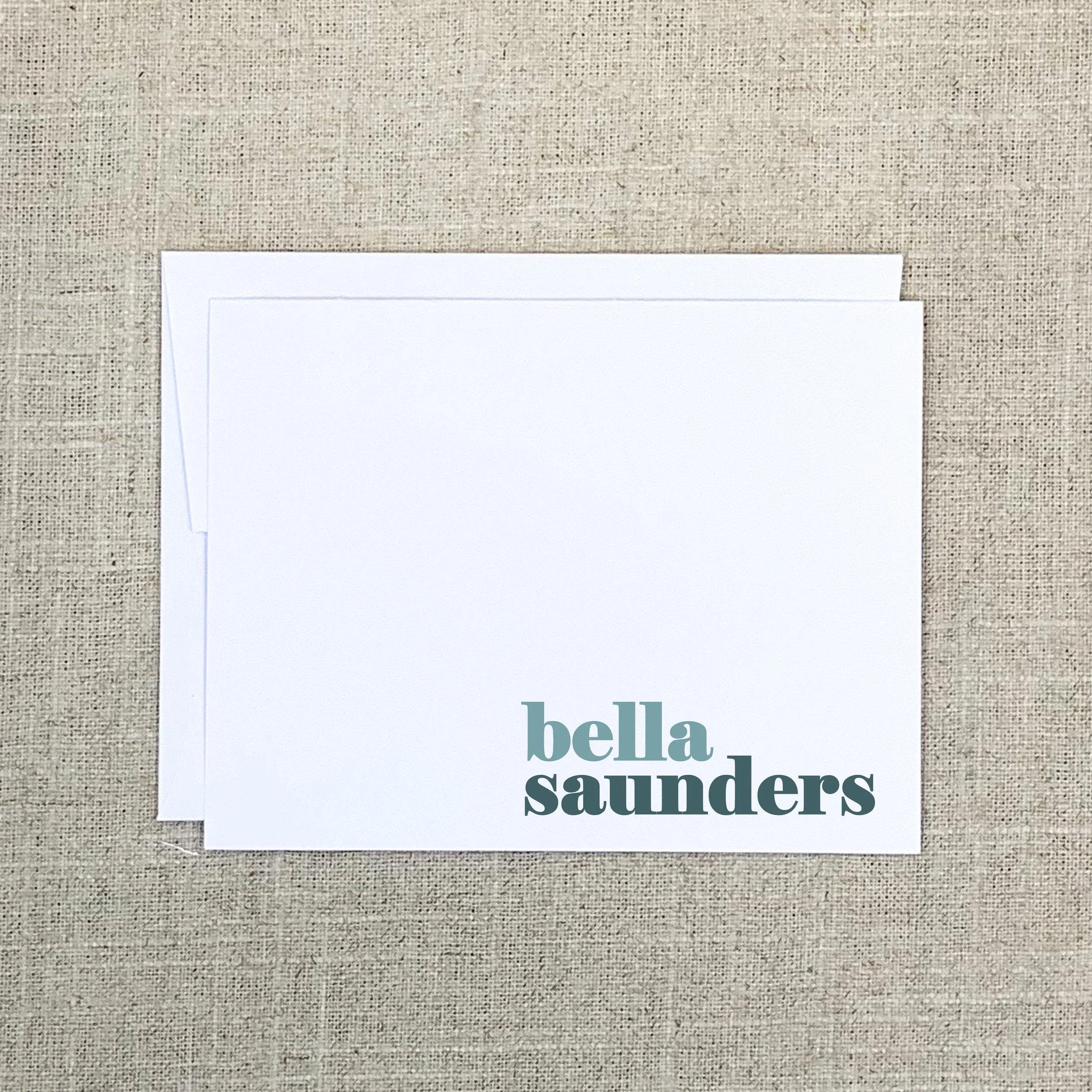 Folded Card 2488 Bold Green Blue