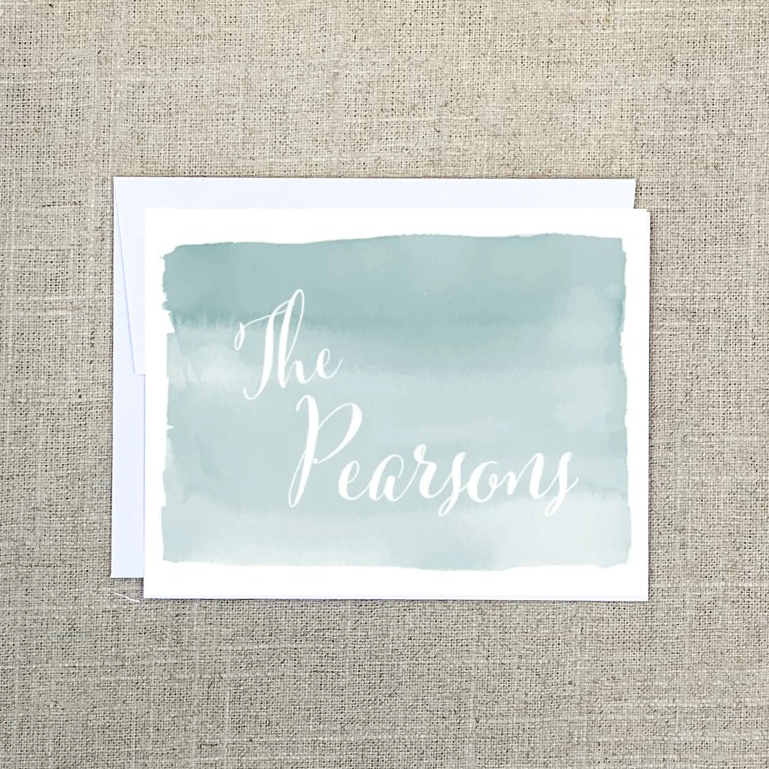 Folded Card 2170 Watercolor