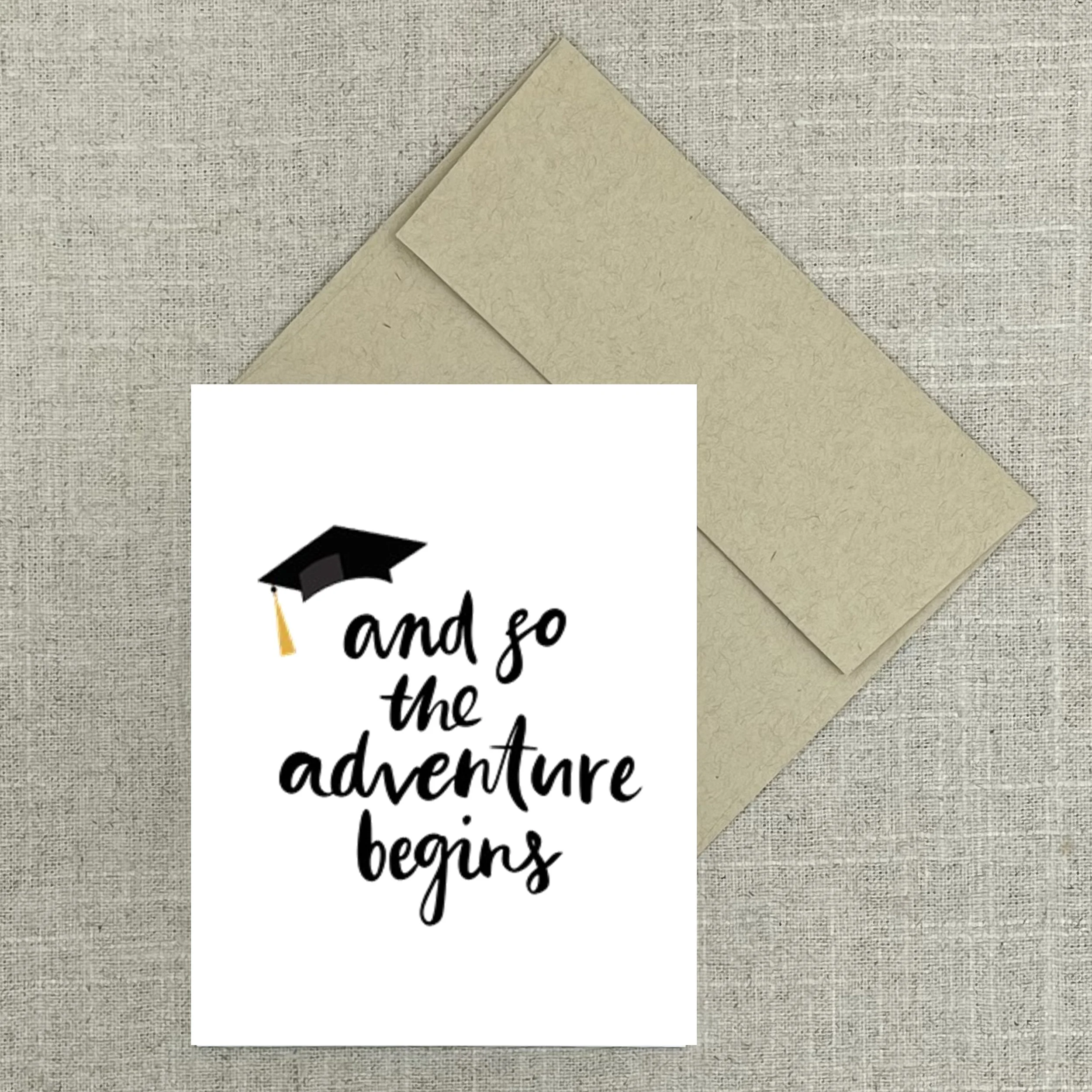 Greeting Card 2344 And So The Adventure